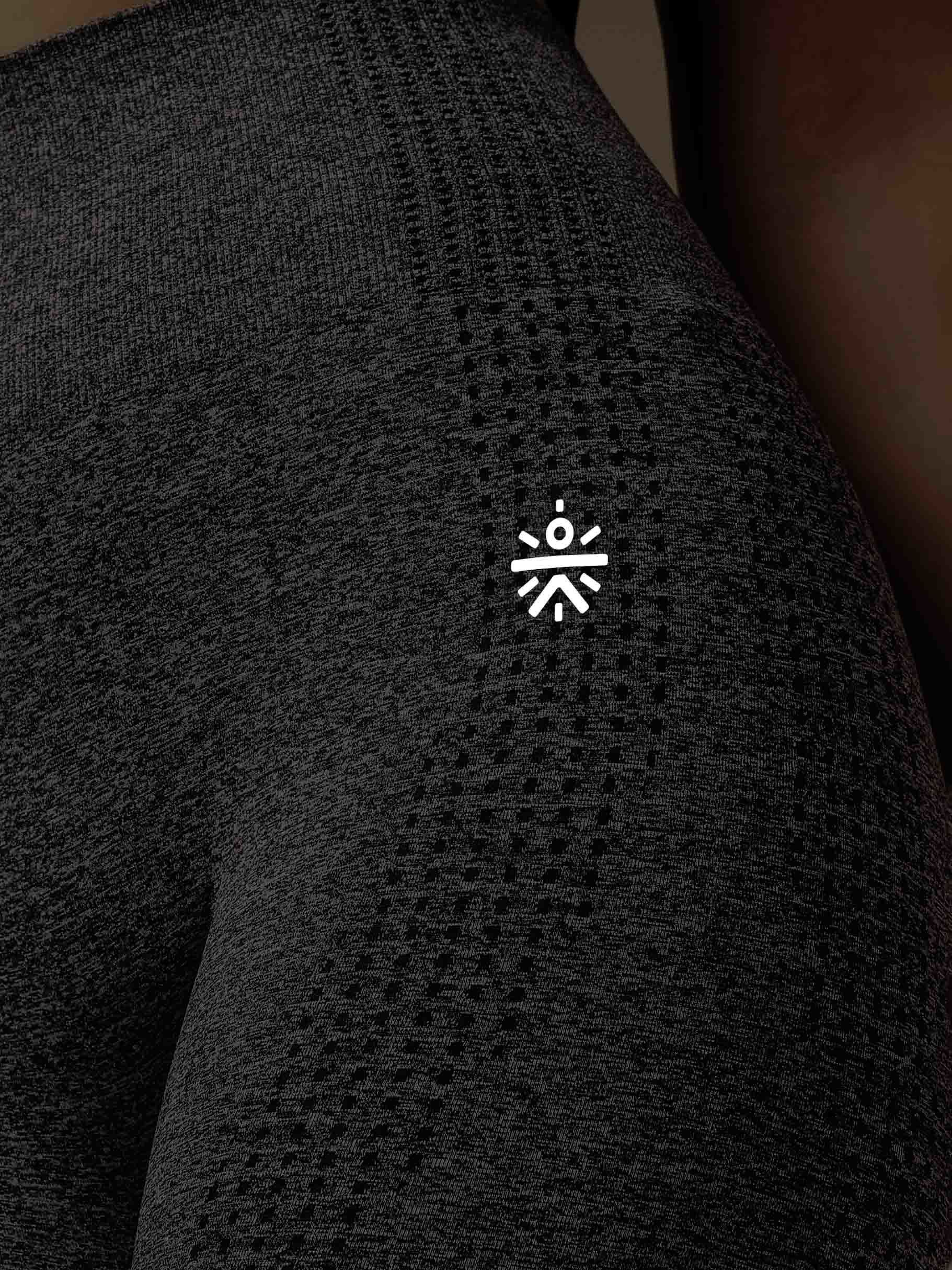 Dark Grey Seamless Contour Leggings - Image 8