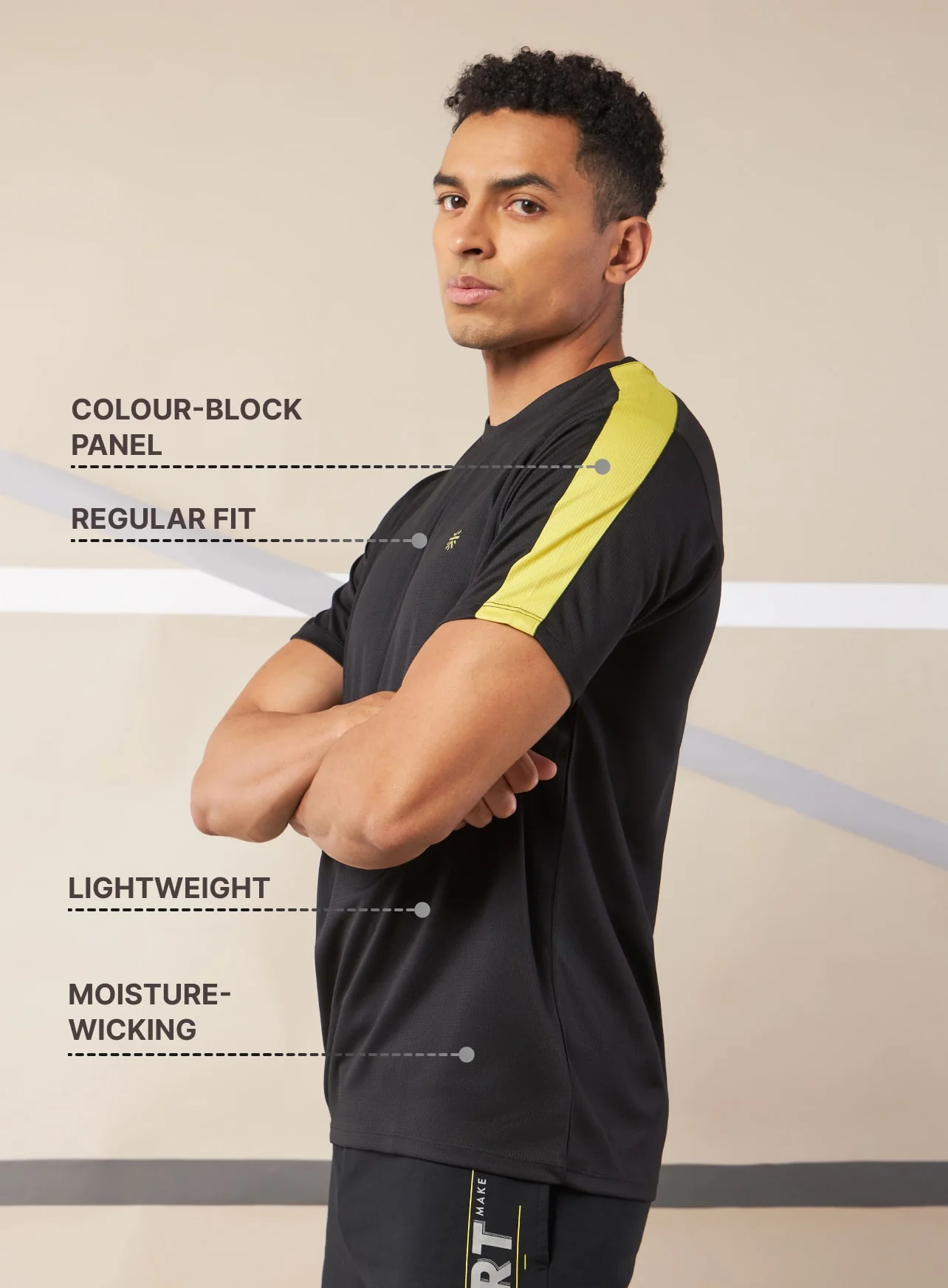 Shoulder Pop Active T-shirt - Image 5