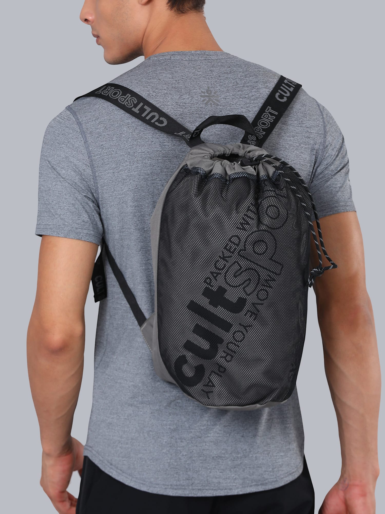 Signature Athlete Grey Gymsack - Image 8
