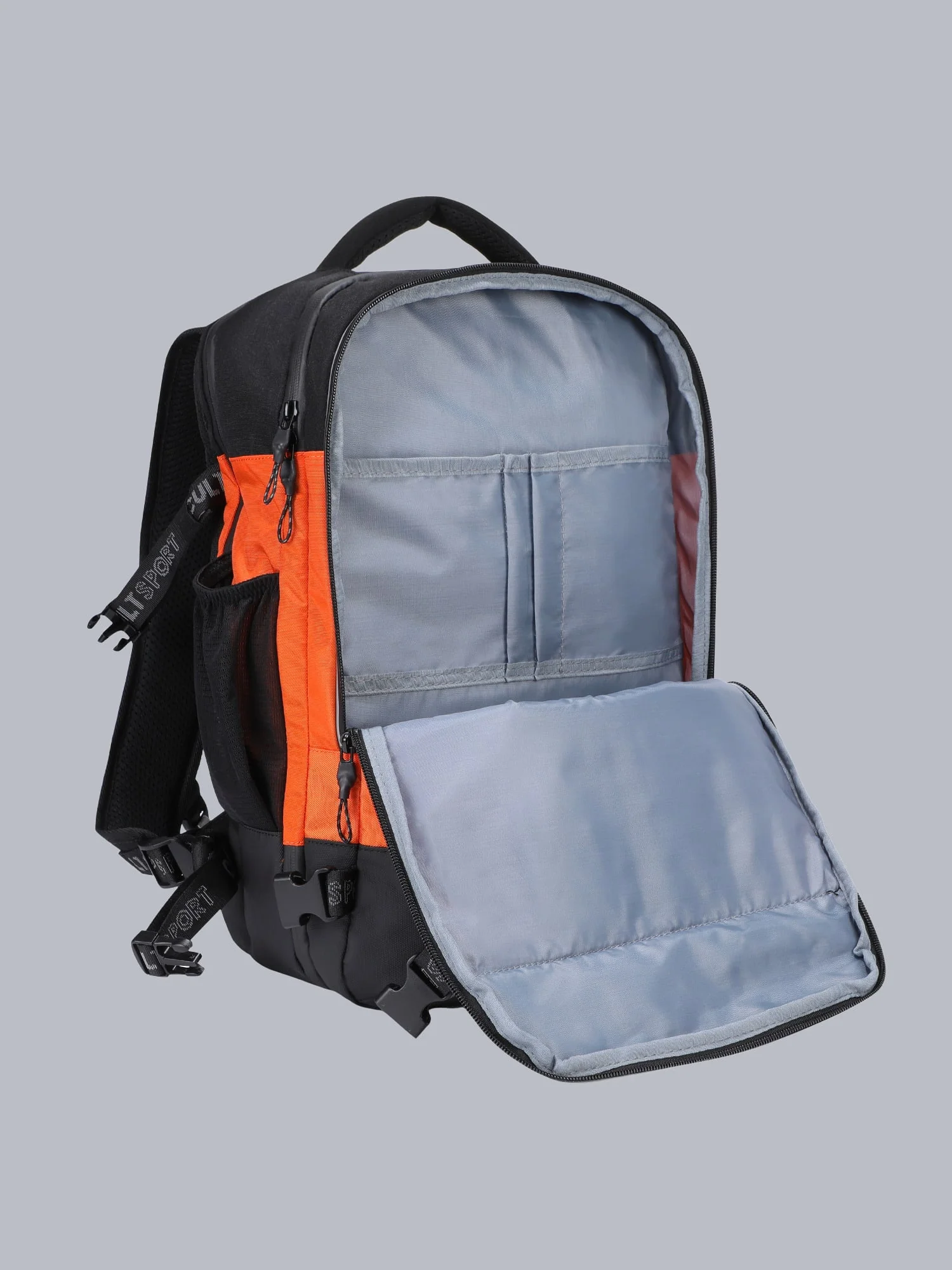 Signature Square Orange Backpack - Image 4