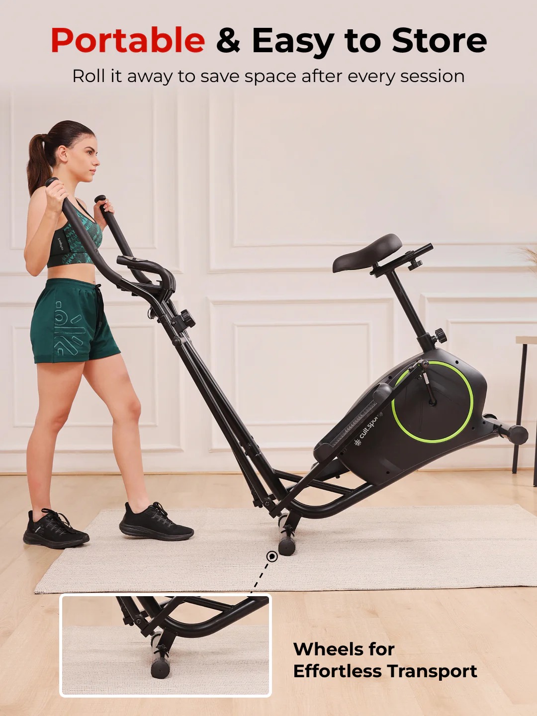 Smartcross Bern Elliptical Cross Trainer | 2kg Flywheel | Max Weight-120kg | 8 Level Magnetic Resistance (with 6 months extended warranty) - Image 8