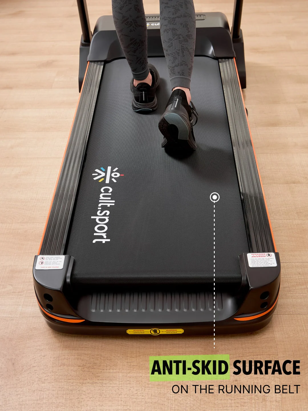 Smartrun Carson 5.5 HP Peak Treadmill | 15-level Auto-Incline | Max Weight-130kg | Max Speed-16kmph (with 6 Months Extended Warranty) - Image 7