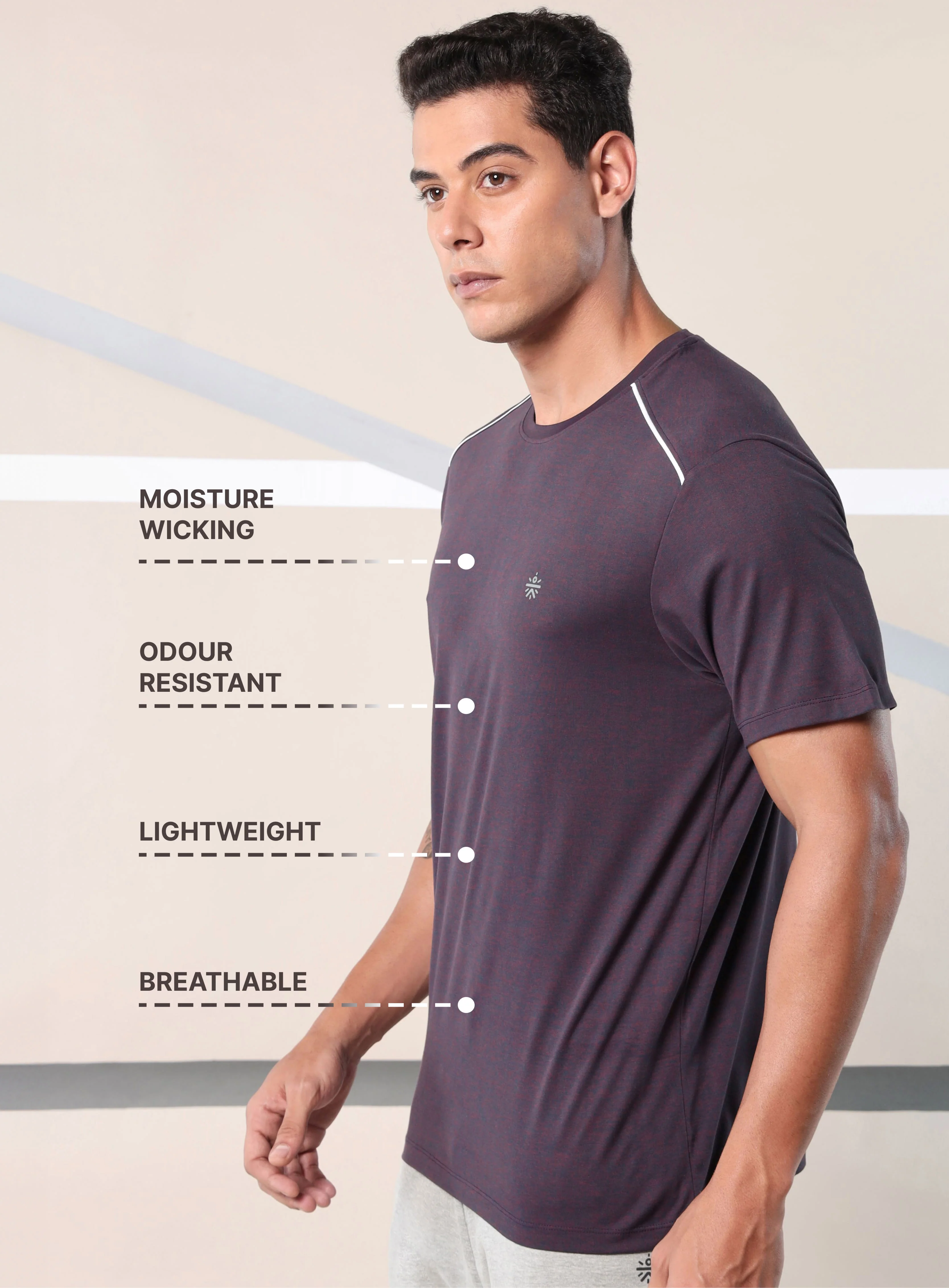 Move All Day Purple Comfortech T-shirt - Image 5