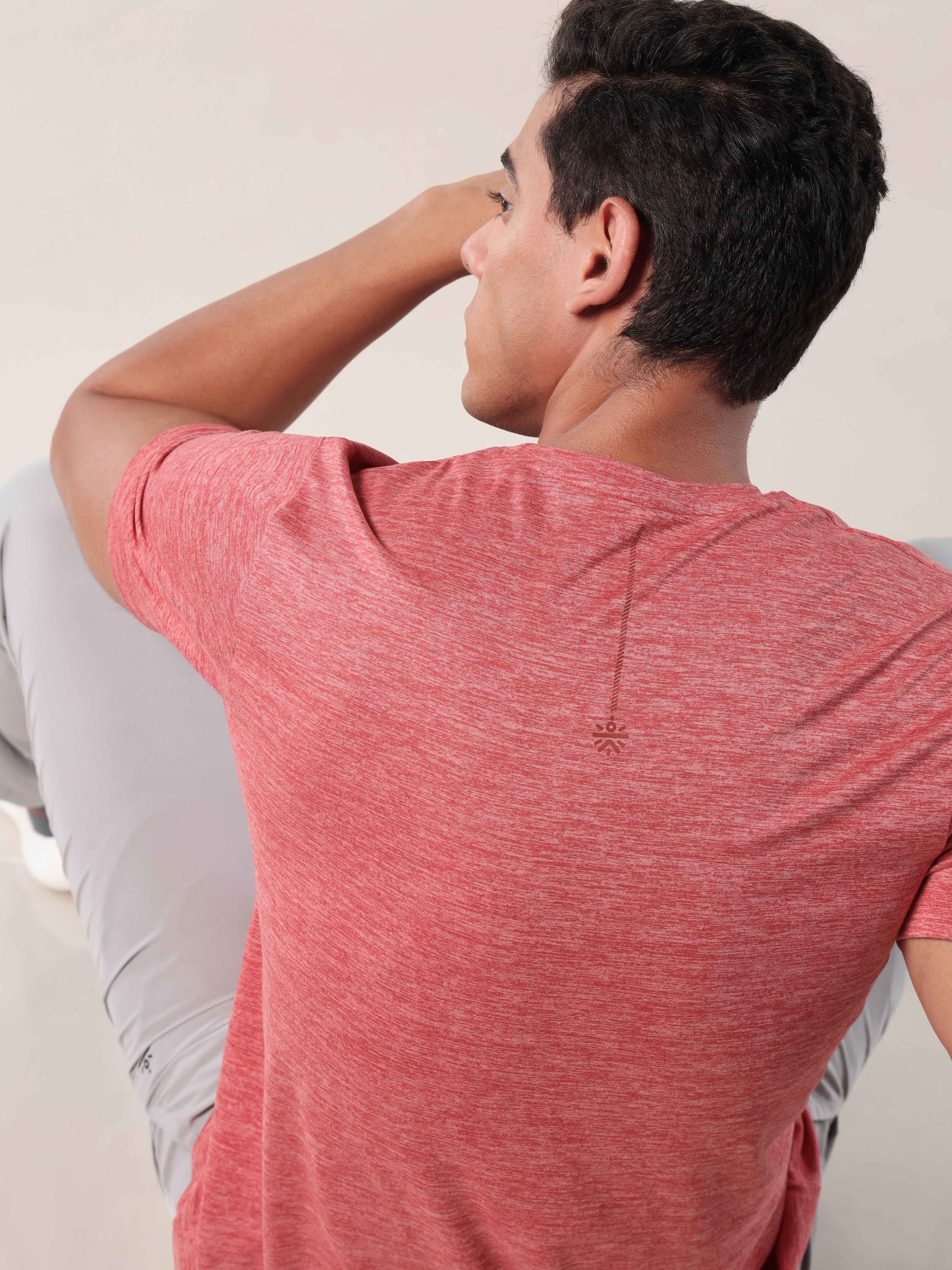 Men's Train All Day Red Comfortech T-shirt - Image 7