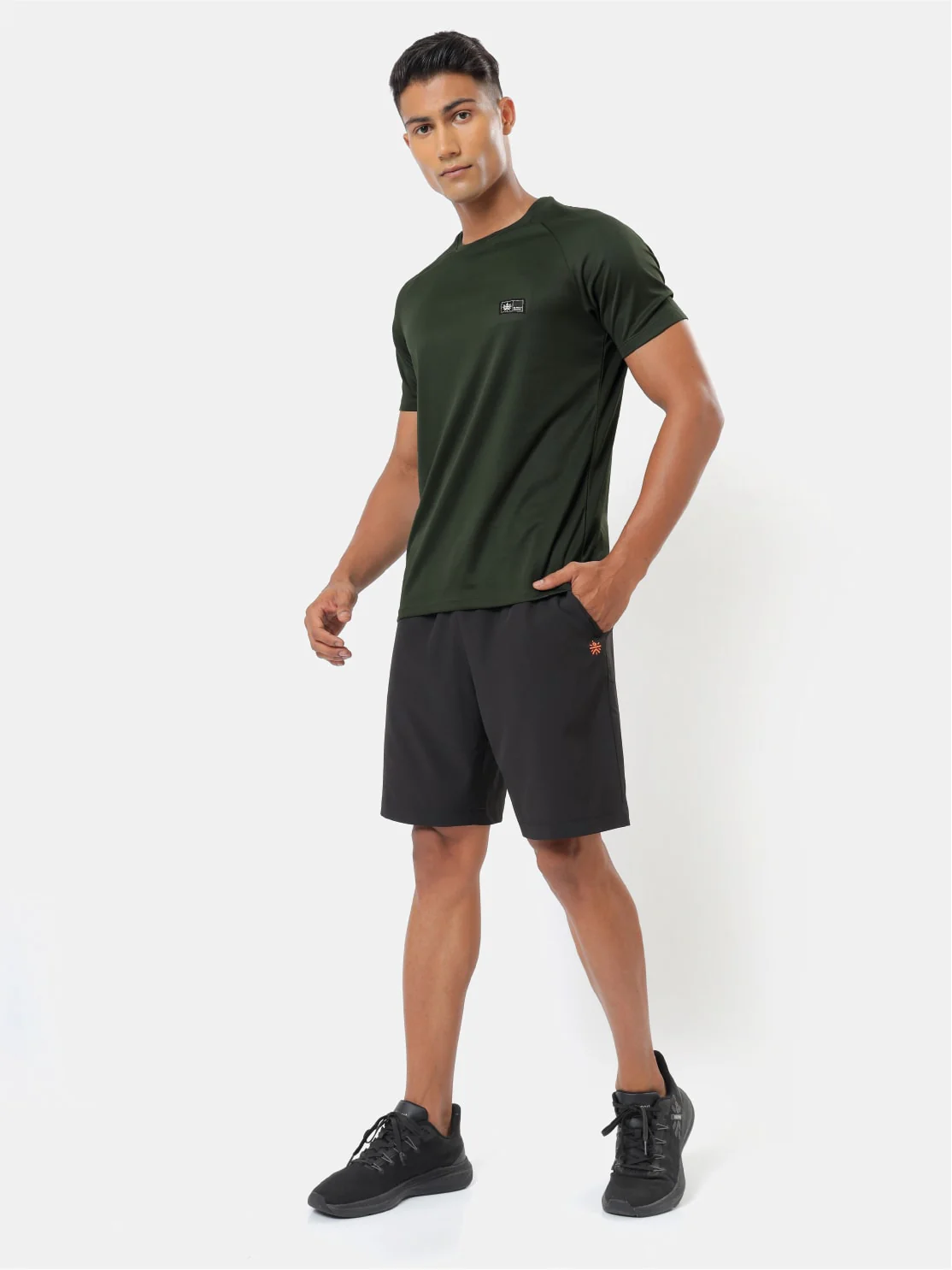 Solid Raglan T-shirt with Logo Pack of 2 - Image 4