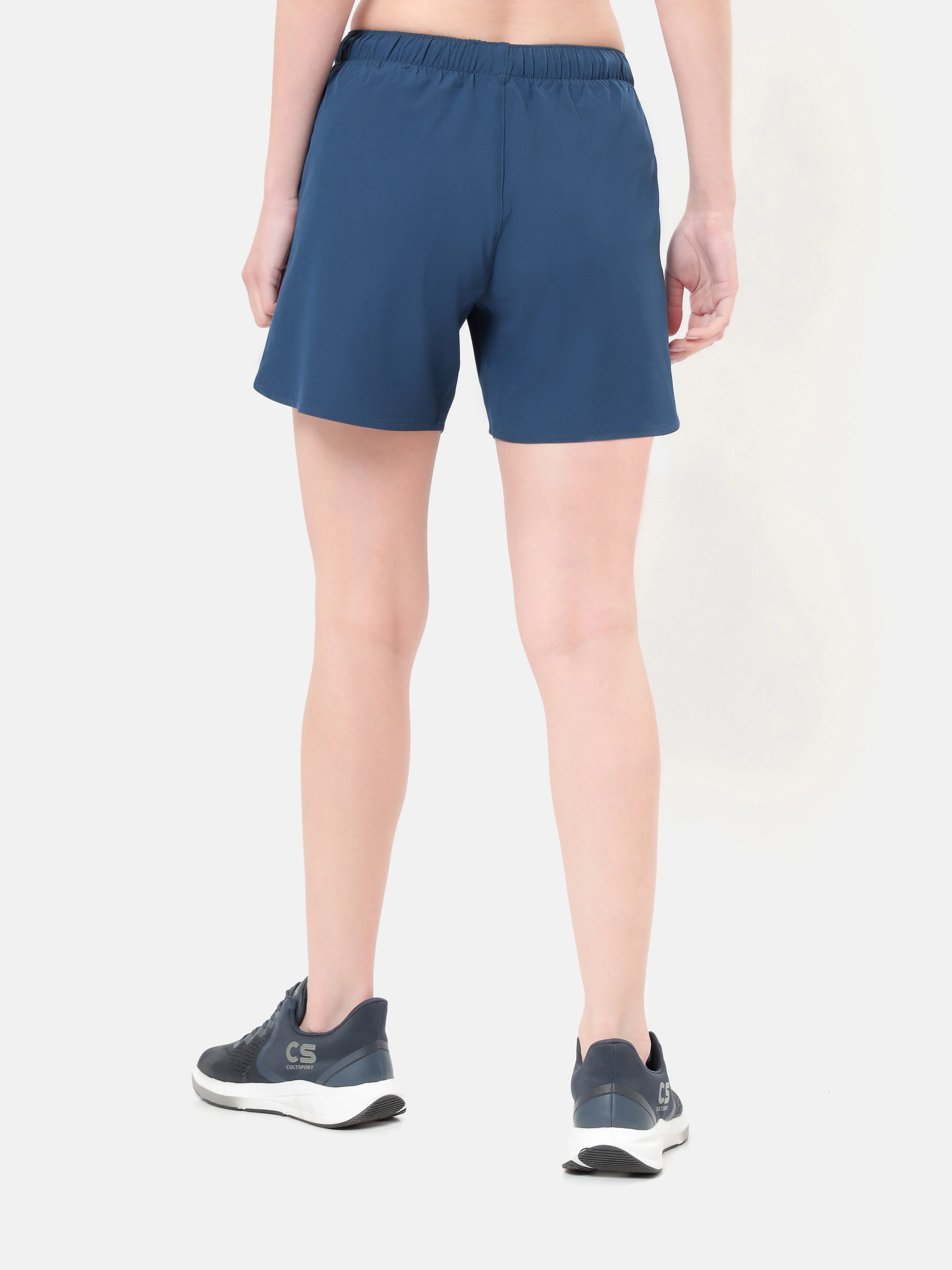 Pack of 2 Solid Shorts with Curved Hem - Image 6