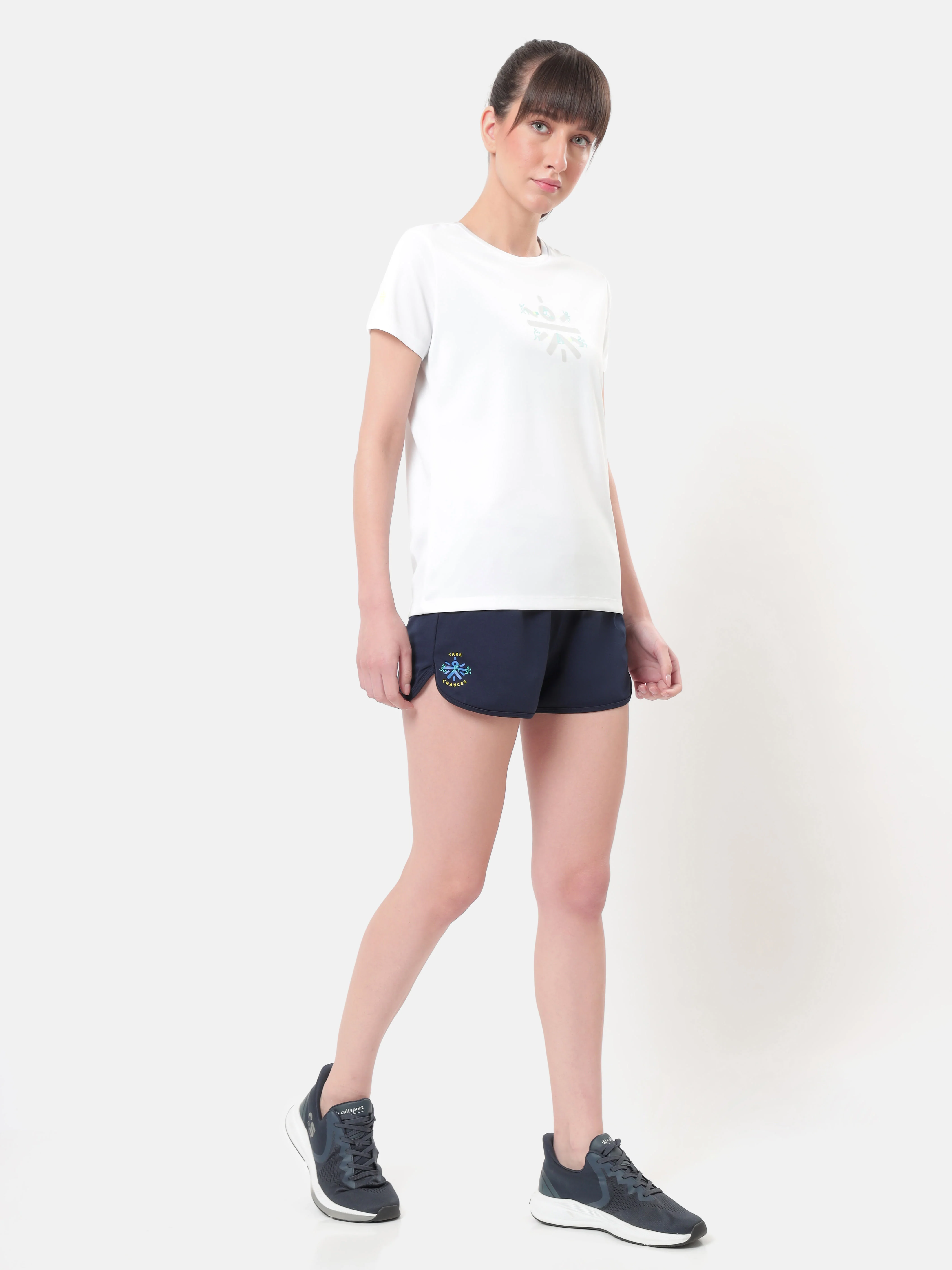 Solid Shorts with Curved Hem Pack of 2 - Image 4