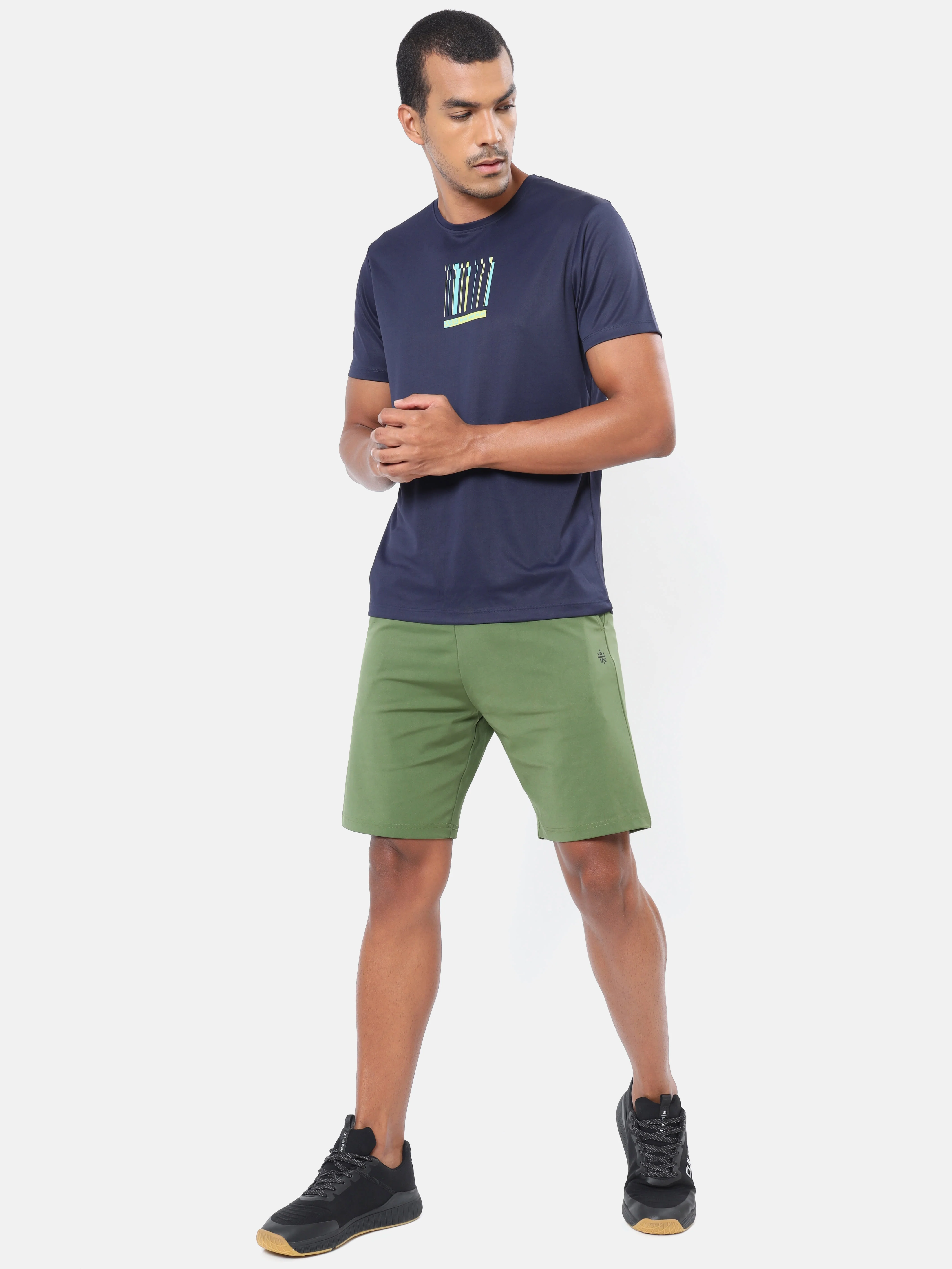 Solid Workout Shorts Pack of 2 - Image 4
