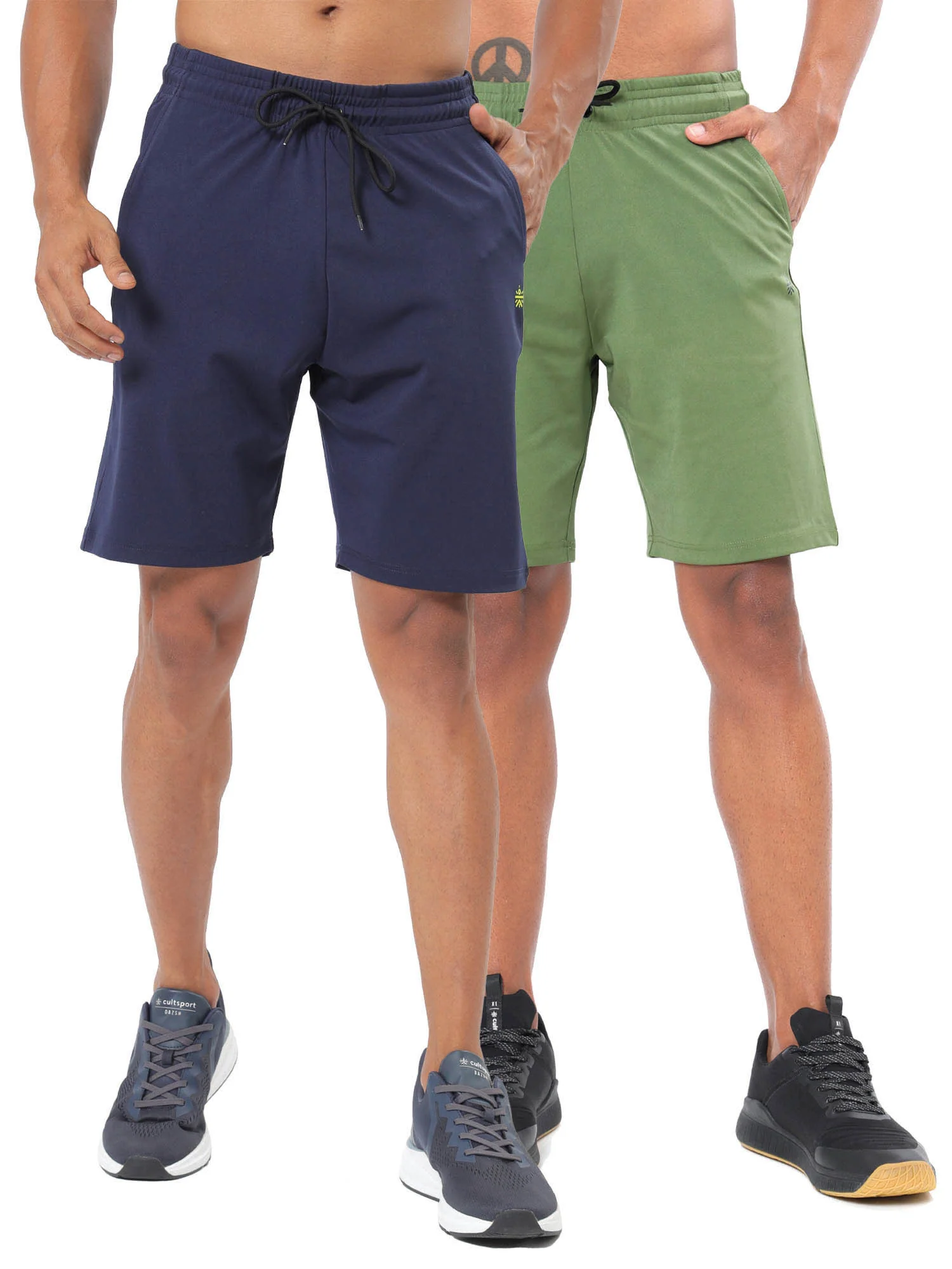 Solid Workout Shorts Pack of 2 - Image 8