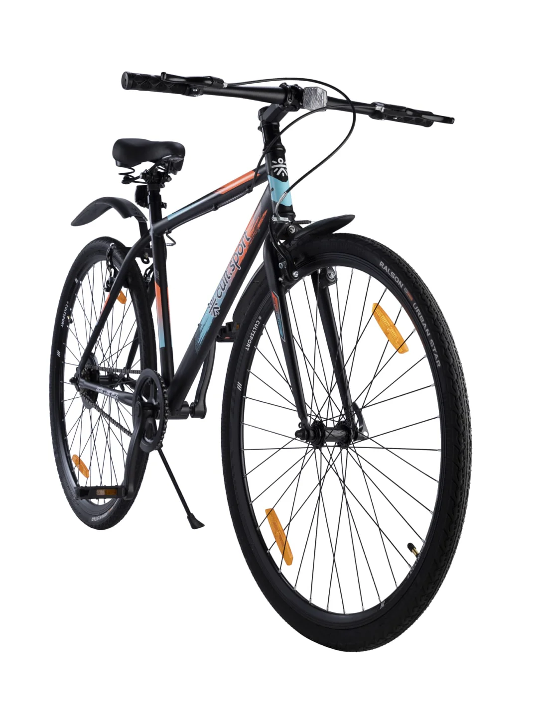Sonic700CBlack Steel Single Speed 700C City Bike - Image 7