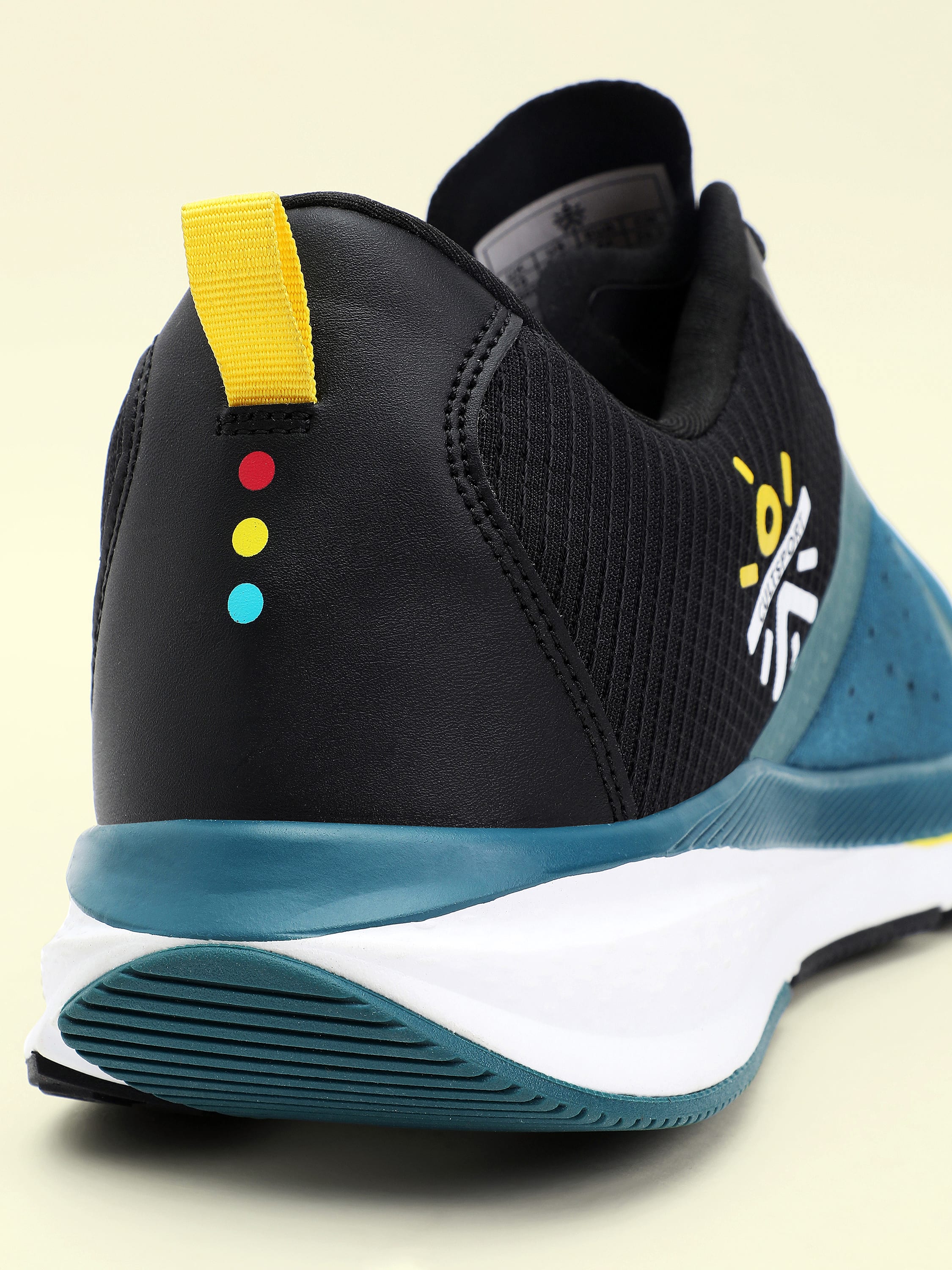 cult Speedster Men Running Shoes - Black/ Dark Teal - Image 5