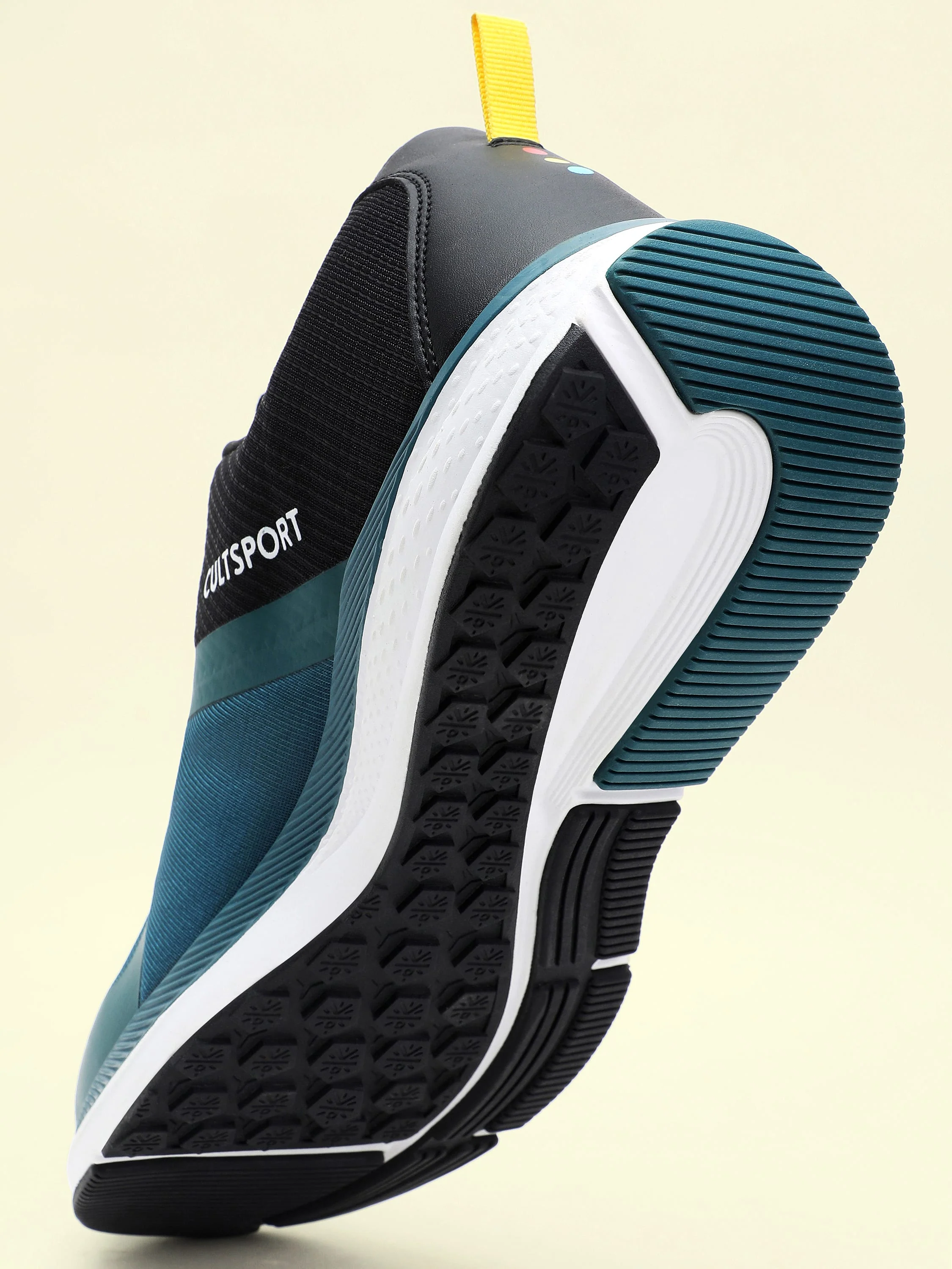 cult Speedster Men Running Shoes - Black/ Dark Teal - Image 6