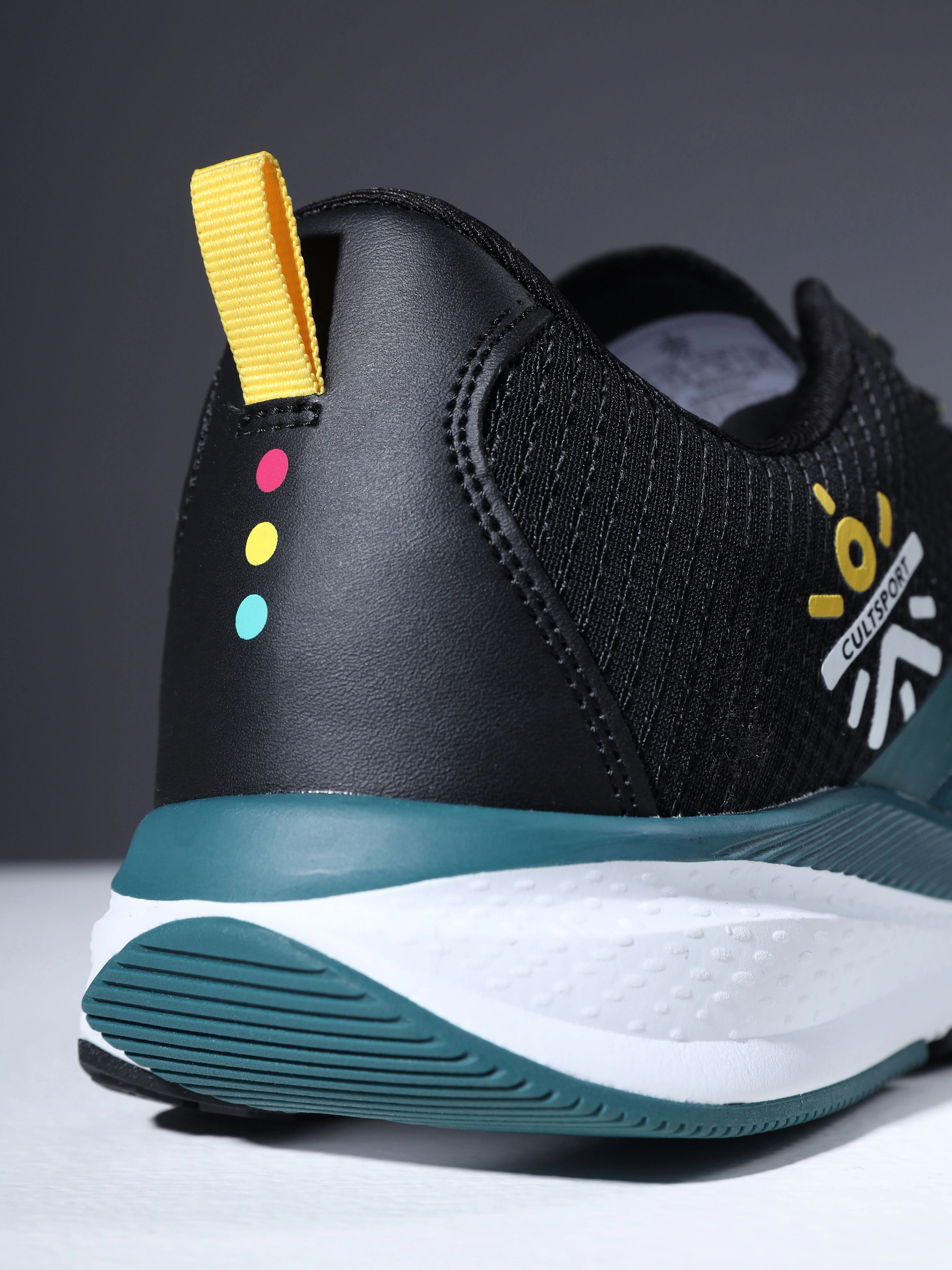 cult Speedster Women Running Shoes - Black/ Dark Teal - Image 7