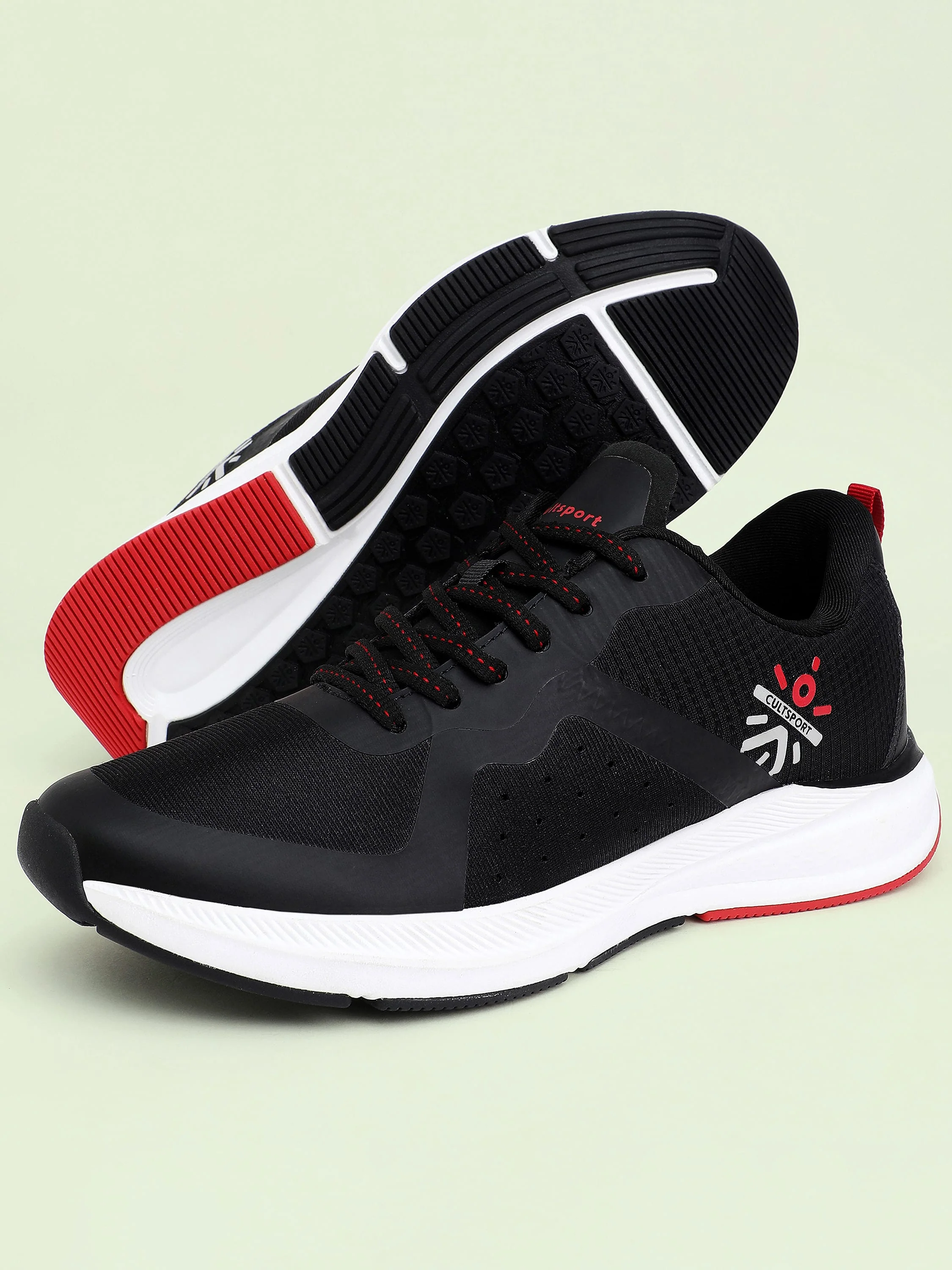 cult Speedster Women Running Shoes - Black/Red - Image 4