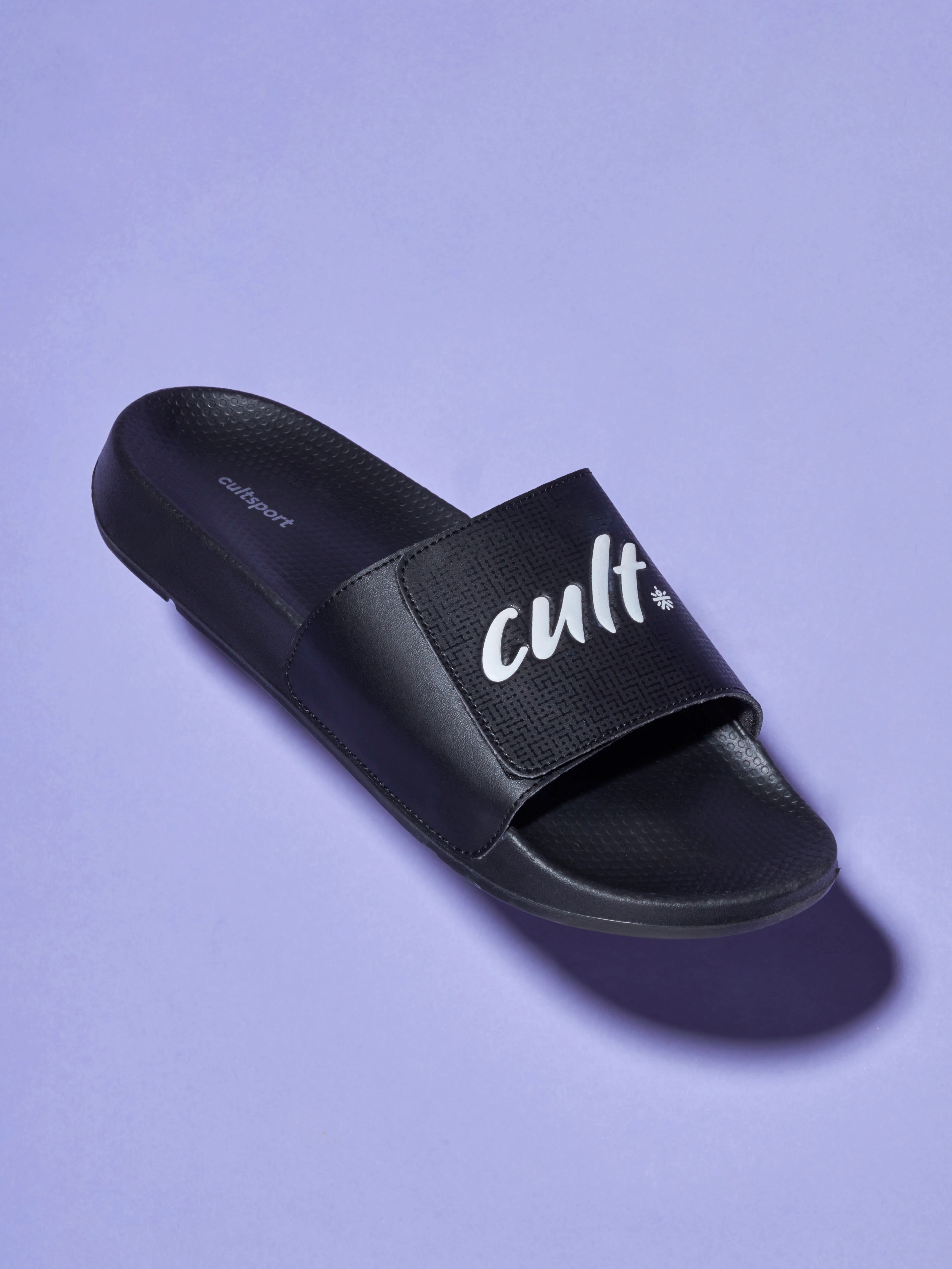cult Swift Black Men Slides - Image 4
