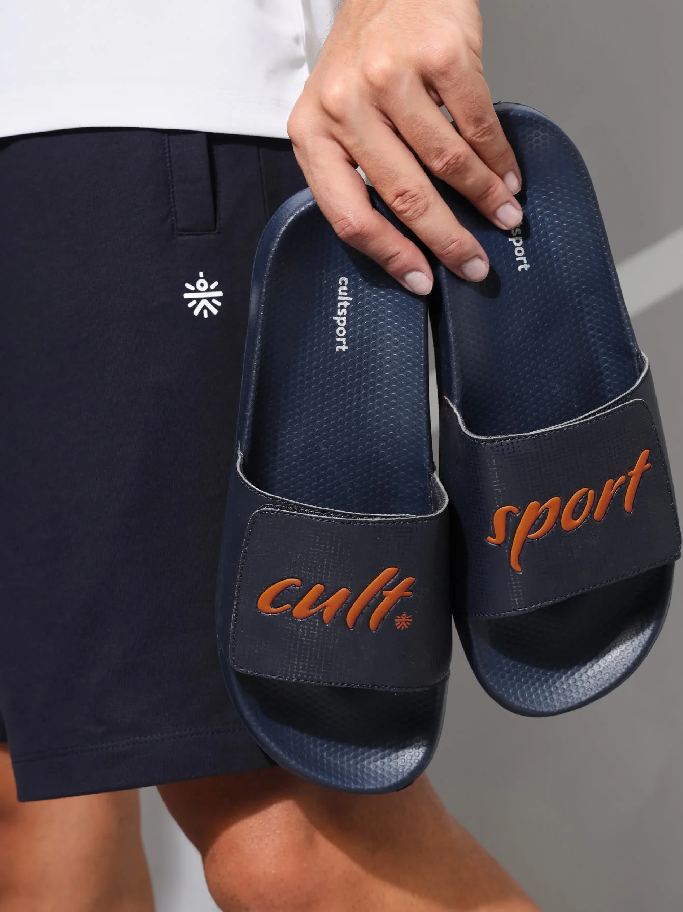 cult Swift Navy Men Slides - Image 2