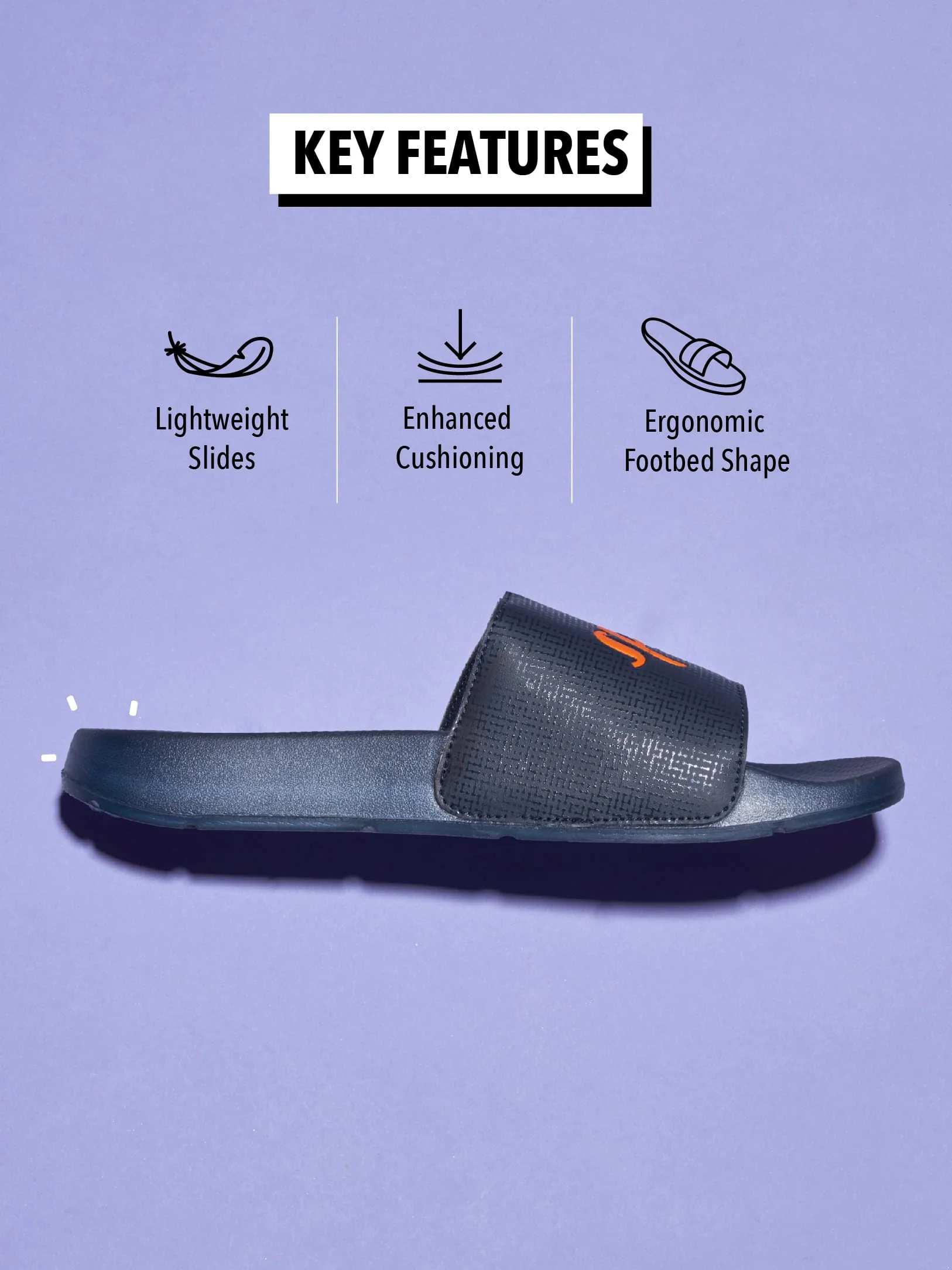 cult Swift Navy Men Slides - Image 3