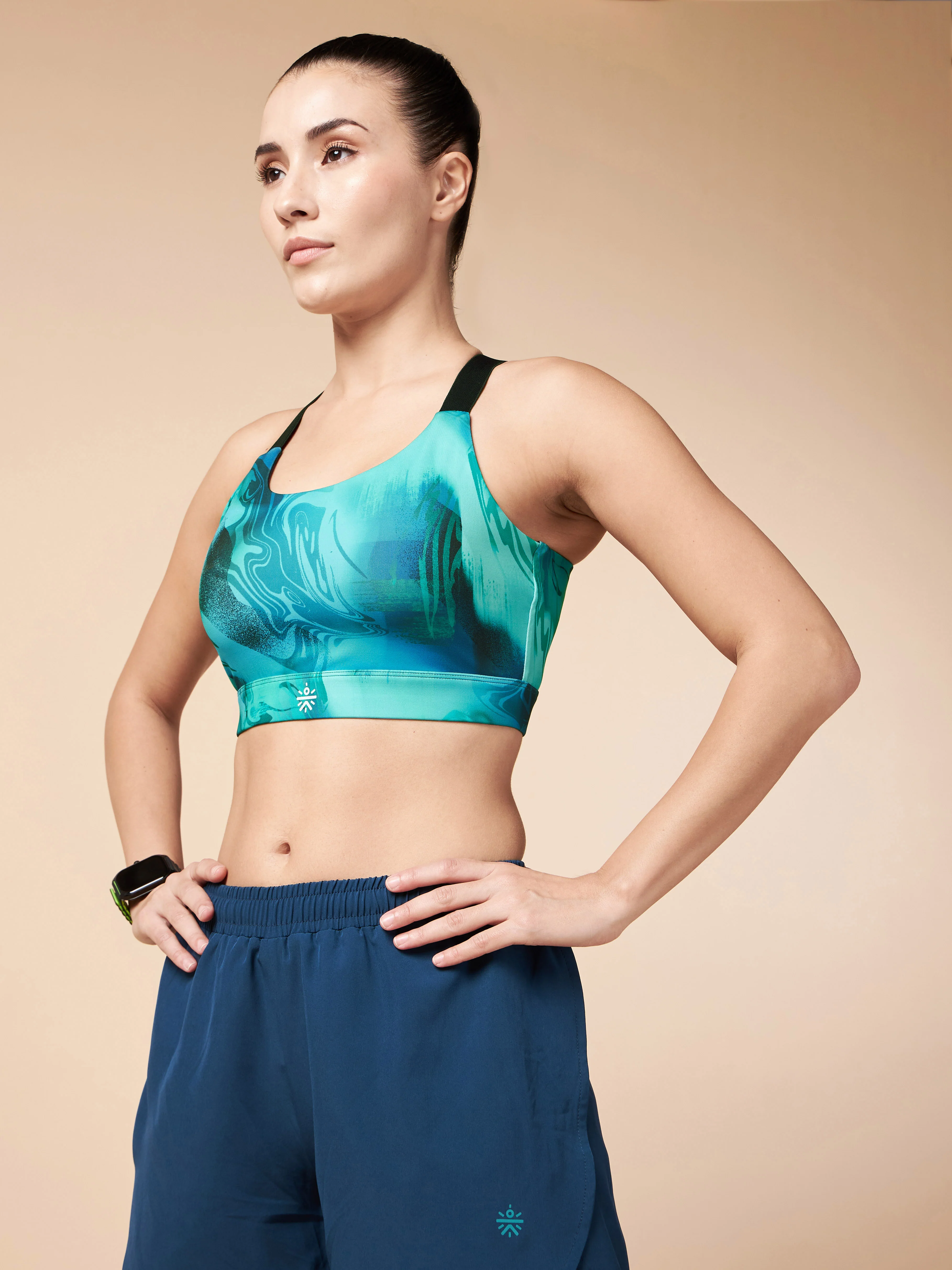 Teal High Impact Training Bra - Image 6
