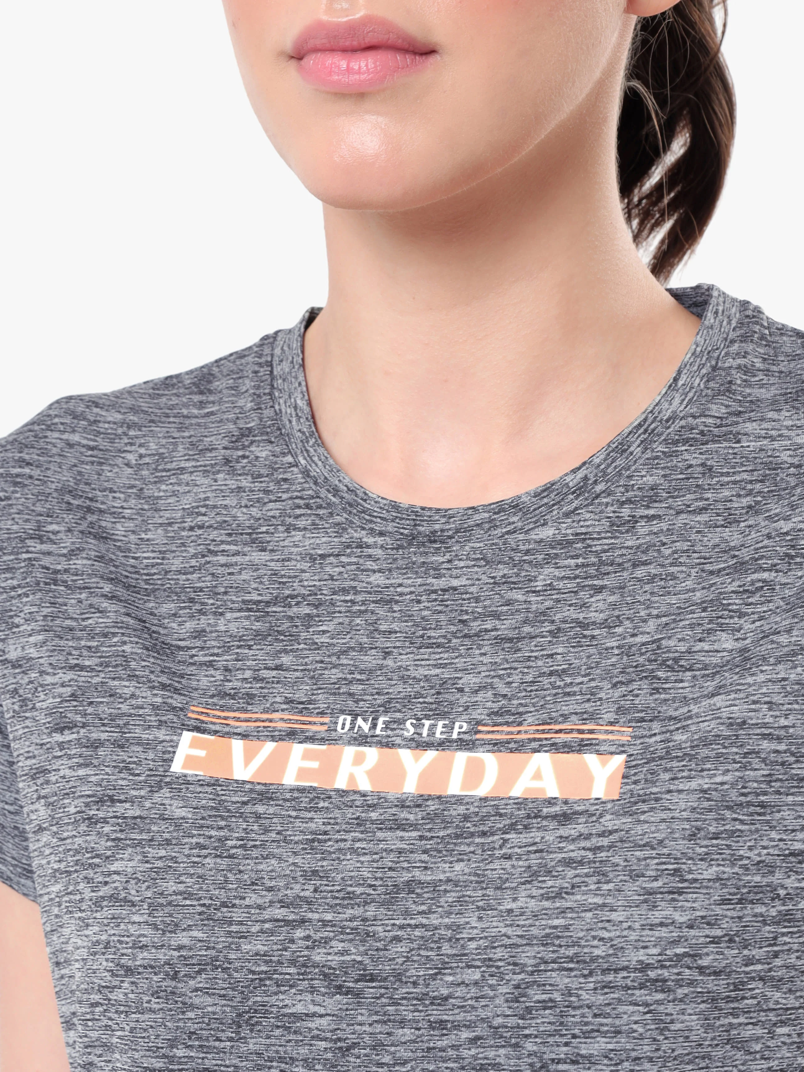 Textured Active T-shirt with Graphic Pack of 2 - Image 7
