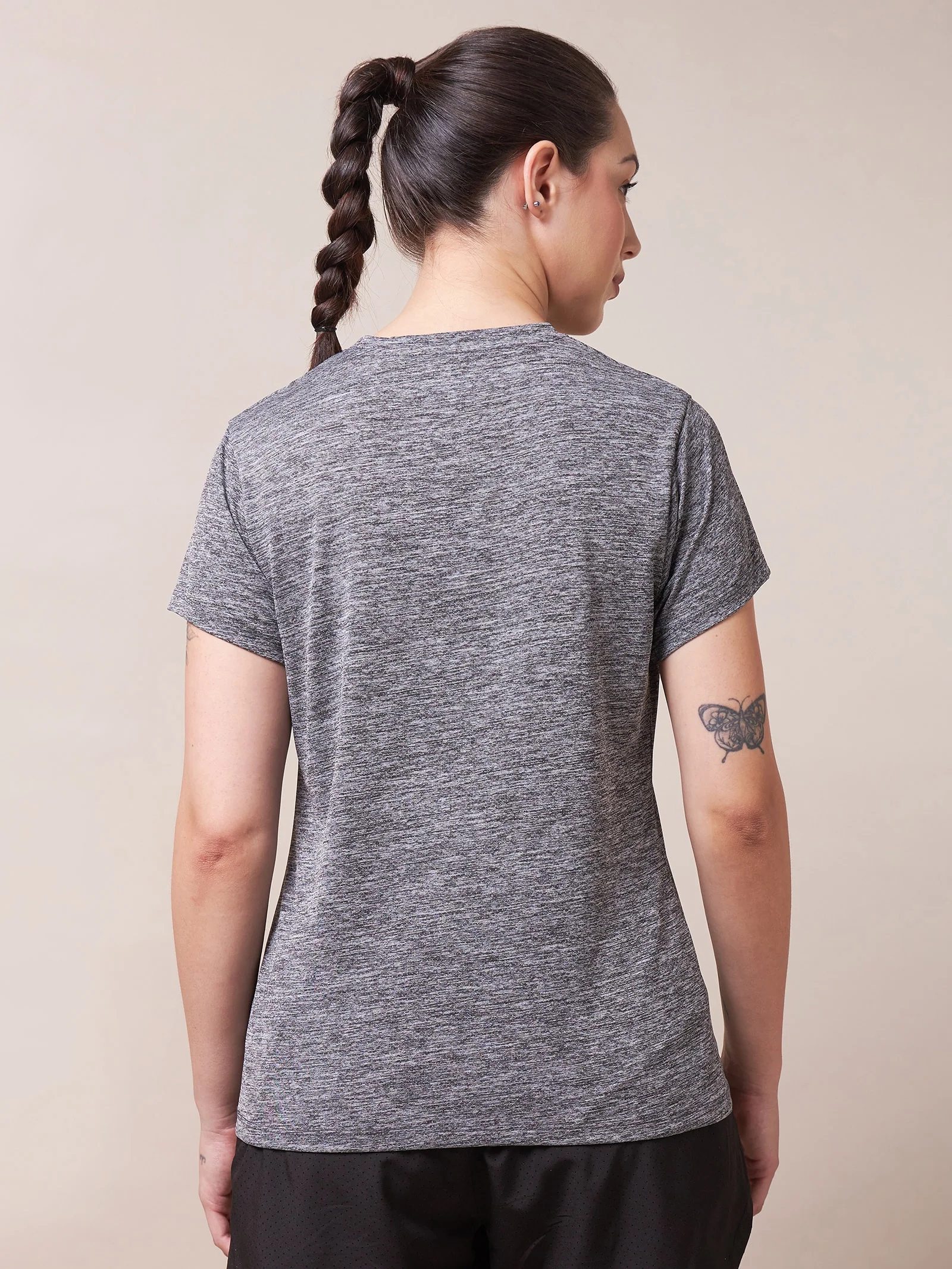 Textured Active T-shirt with Logo - Image 6