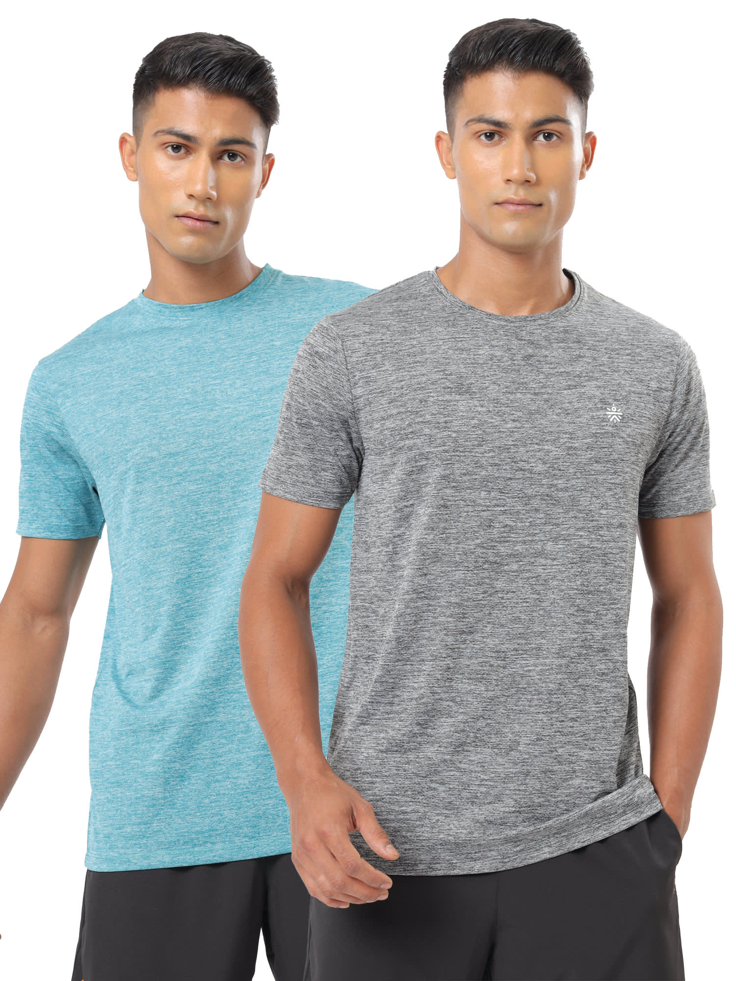 Textured Performance T-shirt with Logo Pack of 2 - Image 7