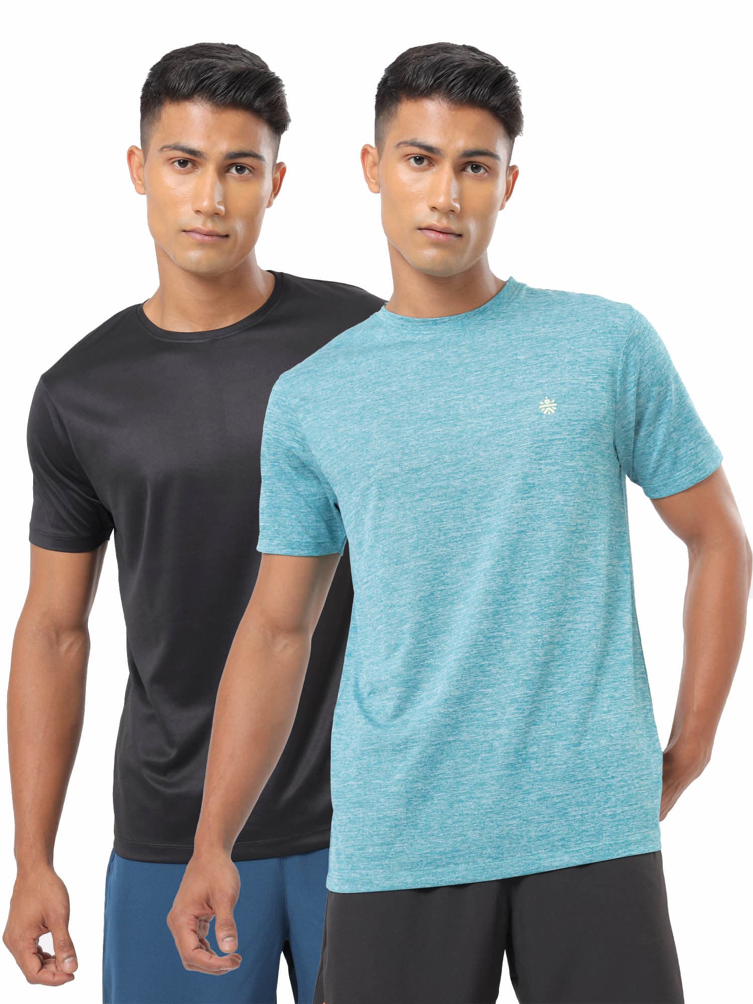 Textured Performance T-shirt with Logo Pack of 2 - Image 8