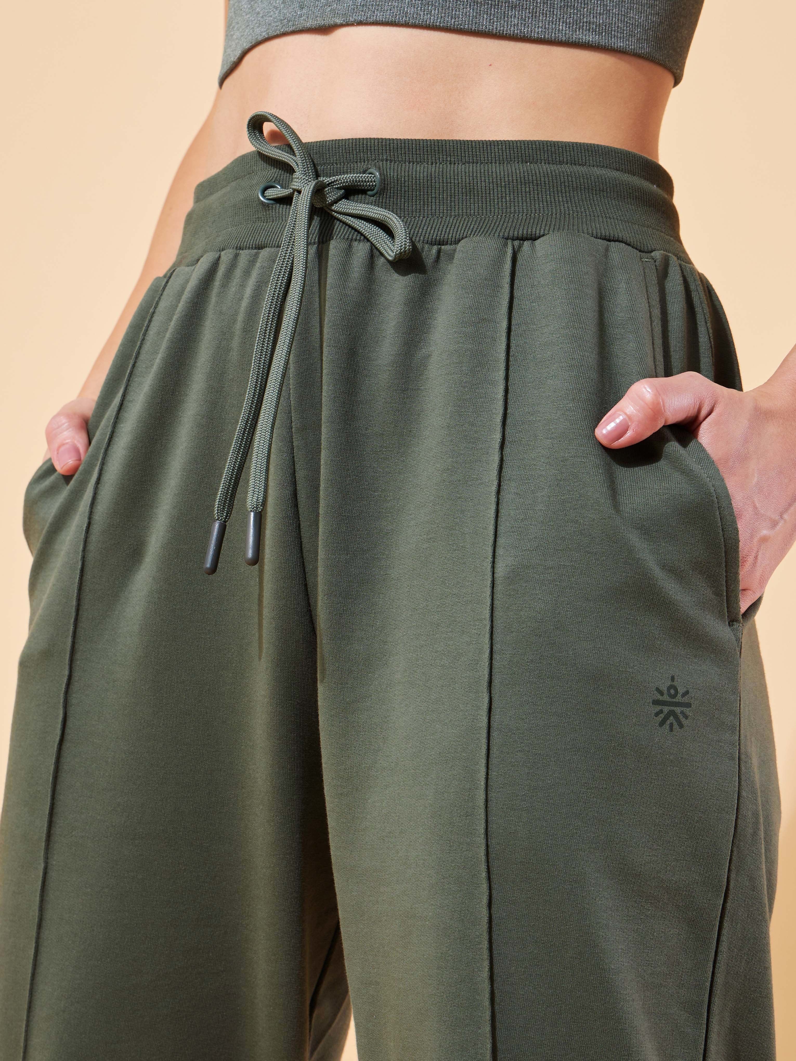 Olive Womens Essential All-Day Joggers - Image 7