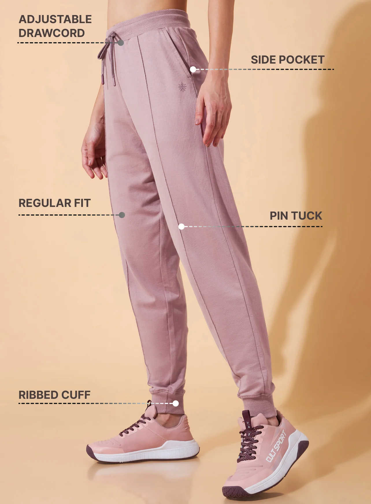 Plum Womens Essential All-Day Joggers - Image 4