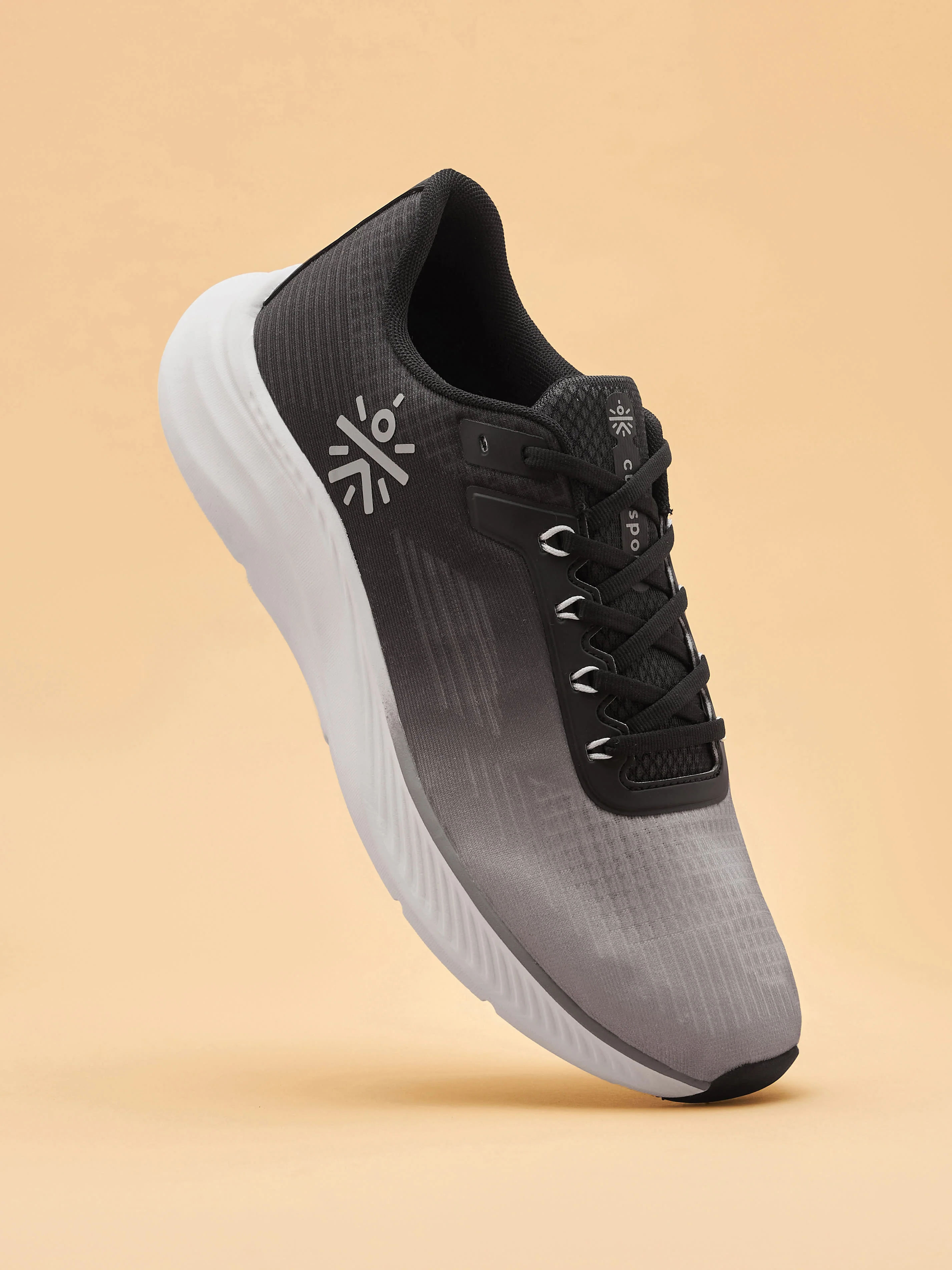 cult Thunderbird Men Running Shoes - Black/Ash Grey - Image 3