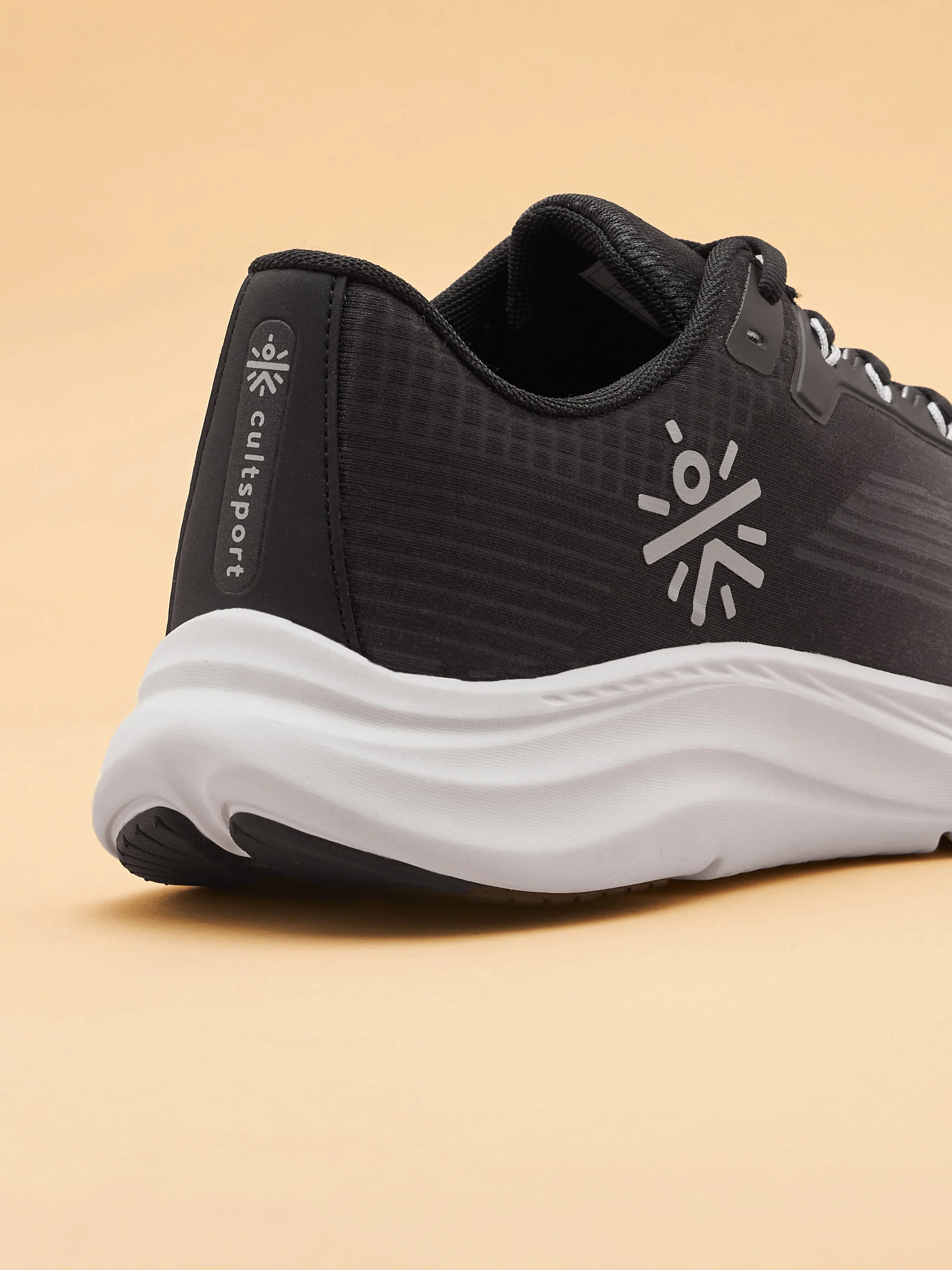 cult Thunderbird Men Running Shoes - Black/Ash Grey - Image 5
