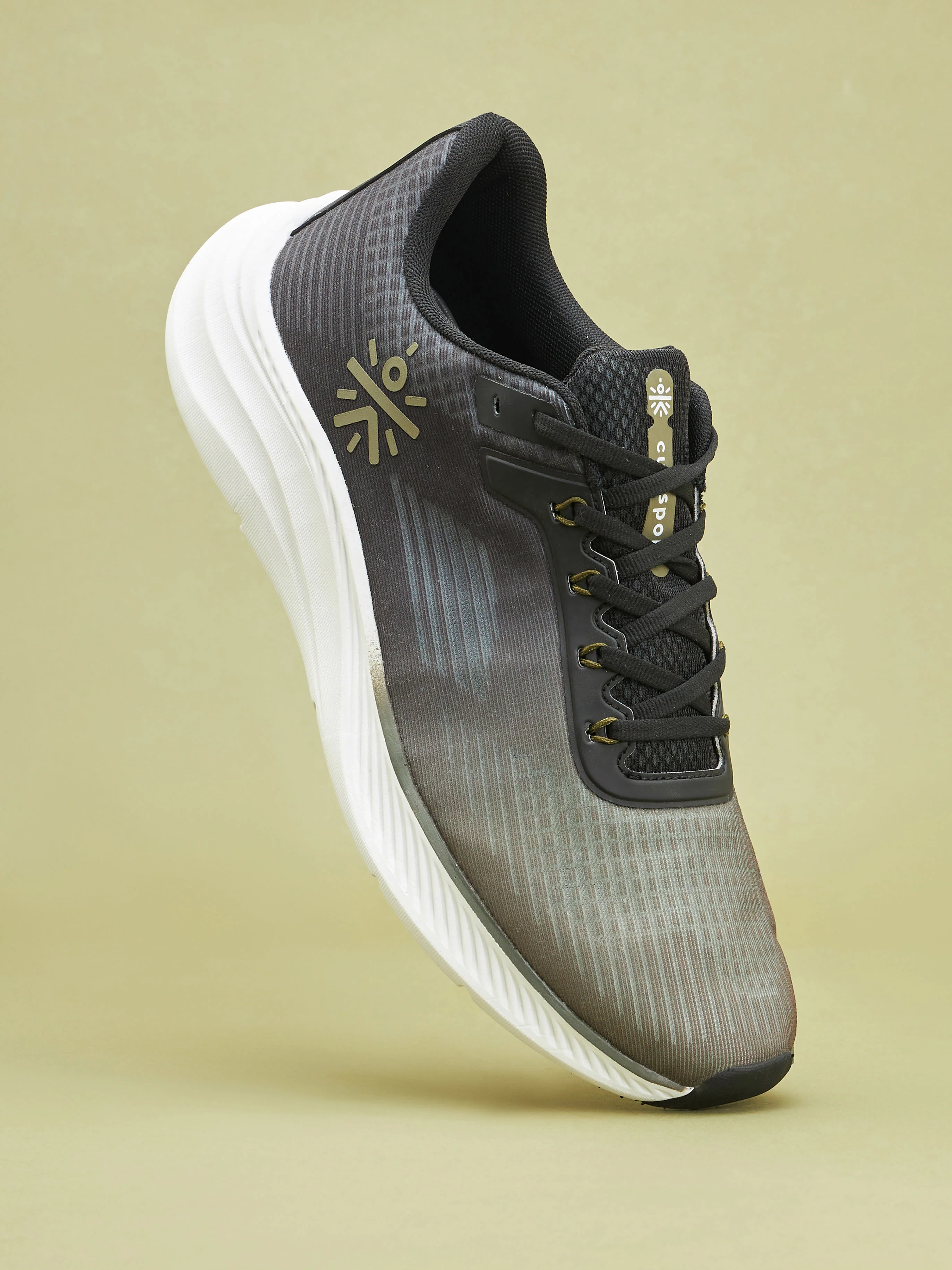 cult Thunderbird Men Running Shoes - Olive/Black - Image 3