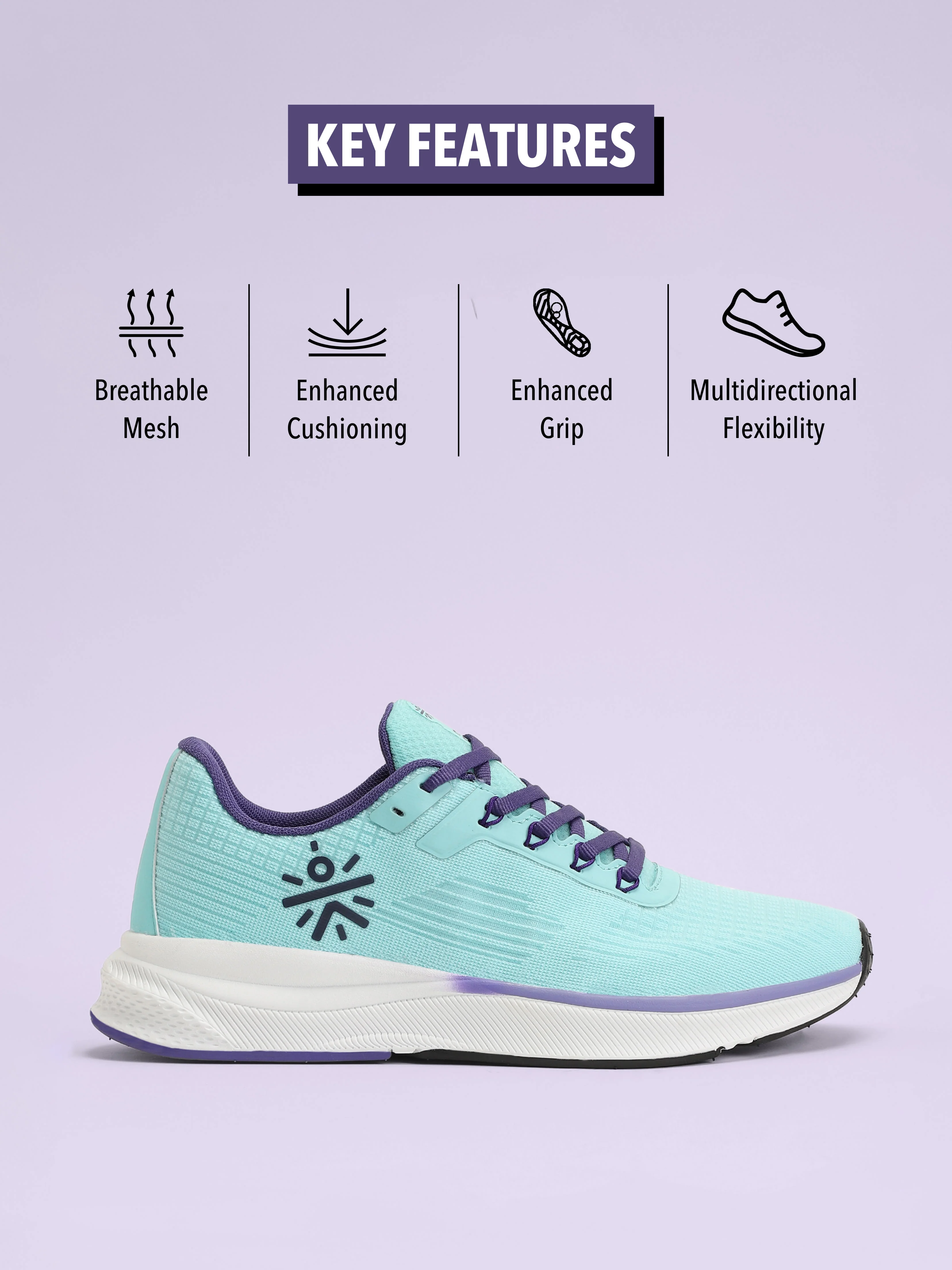 cult Thunderbird Women Running Shoes - Tropical Blue - Image 3