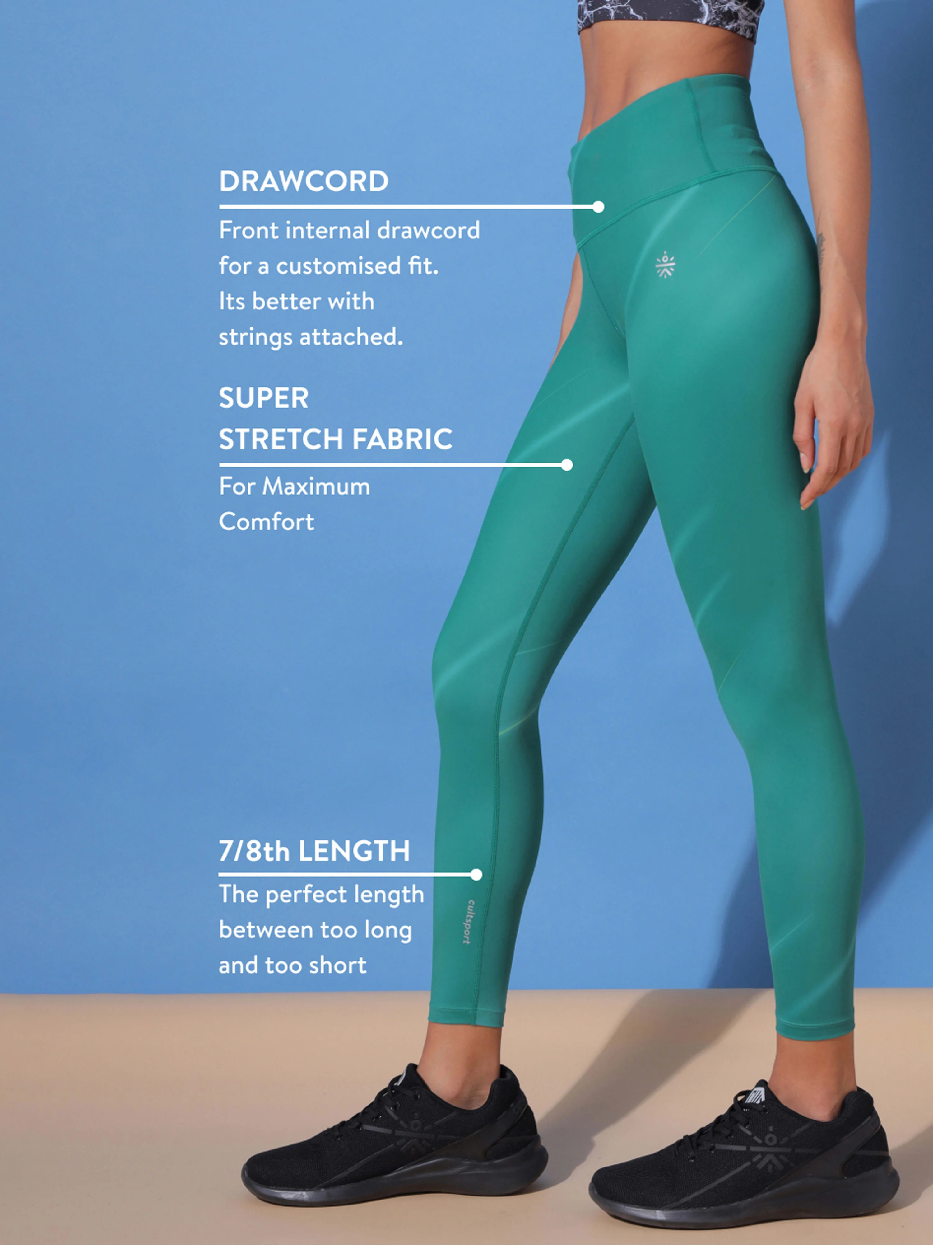 AbsoluteFit Tonal High Waist Tights - Image 11