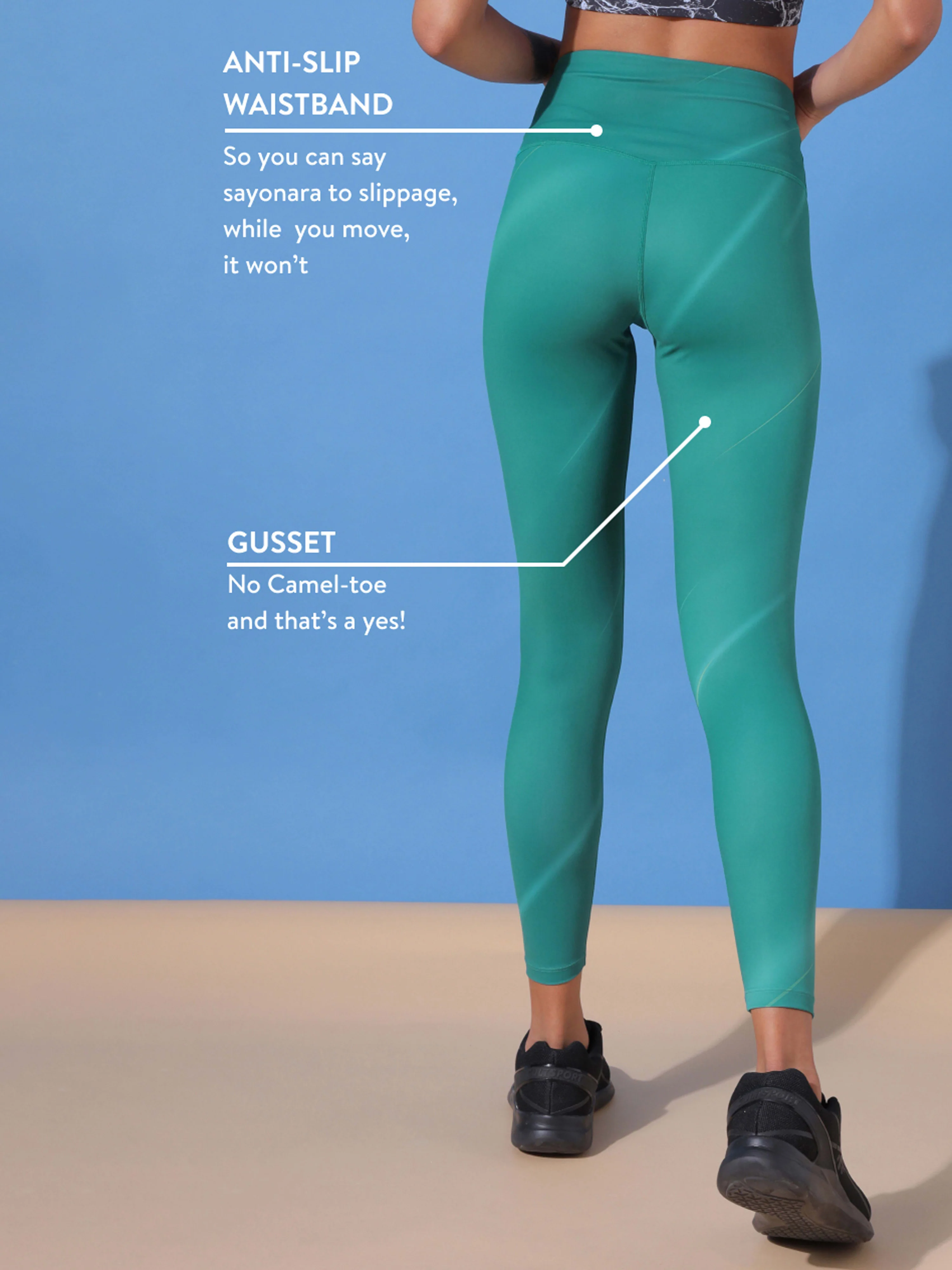 AbsoluteFit Tonal High Waist Tights - Image 4