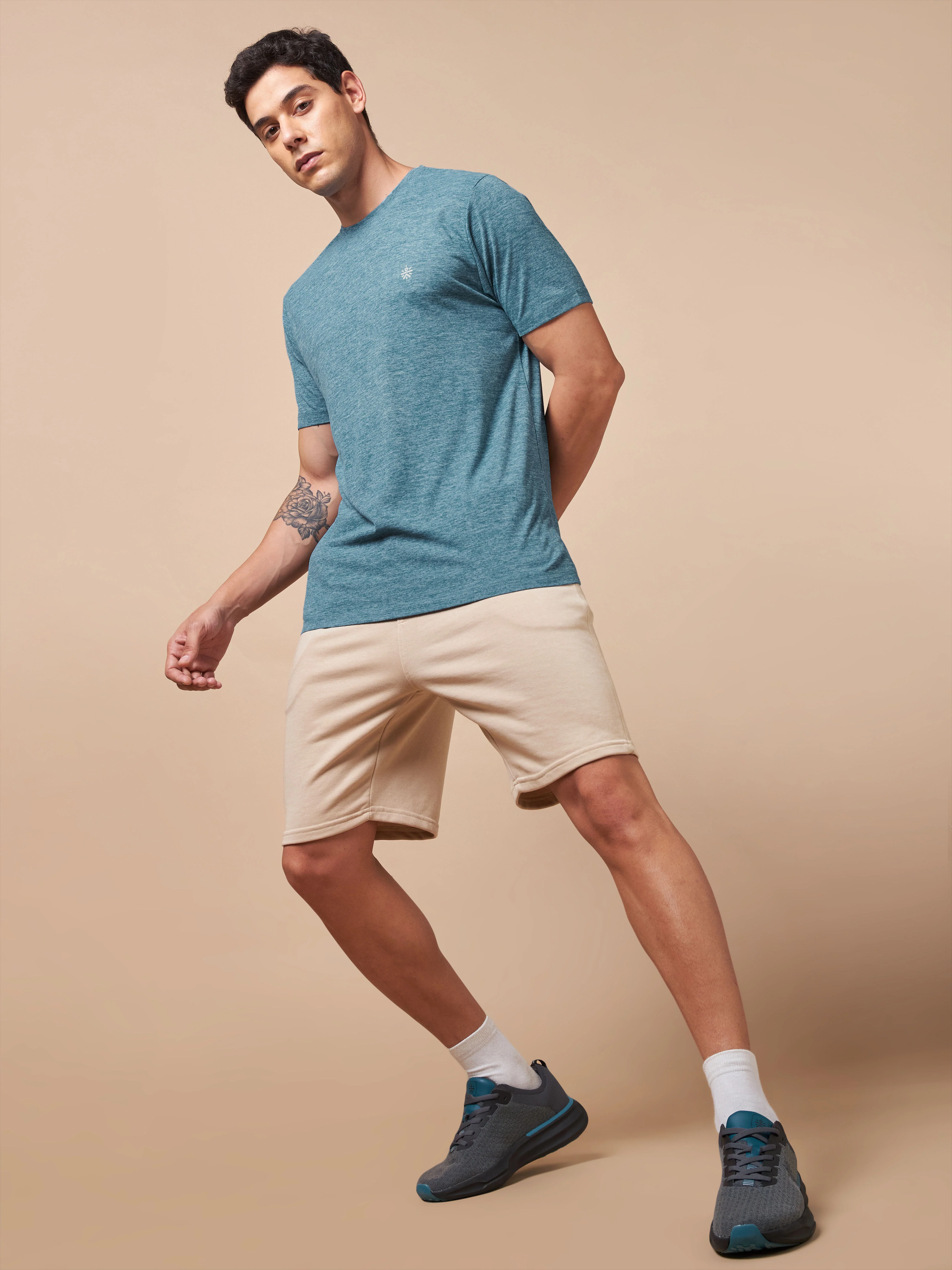 Men's Train All Day Blue Comfortech T-shirt - Image 2