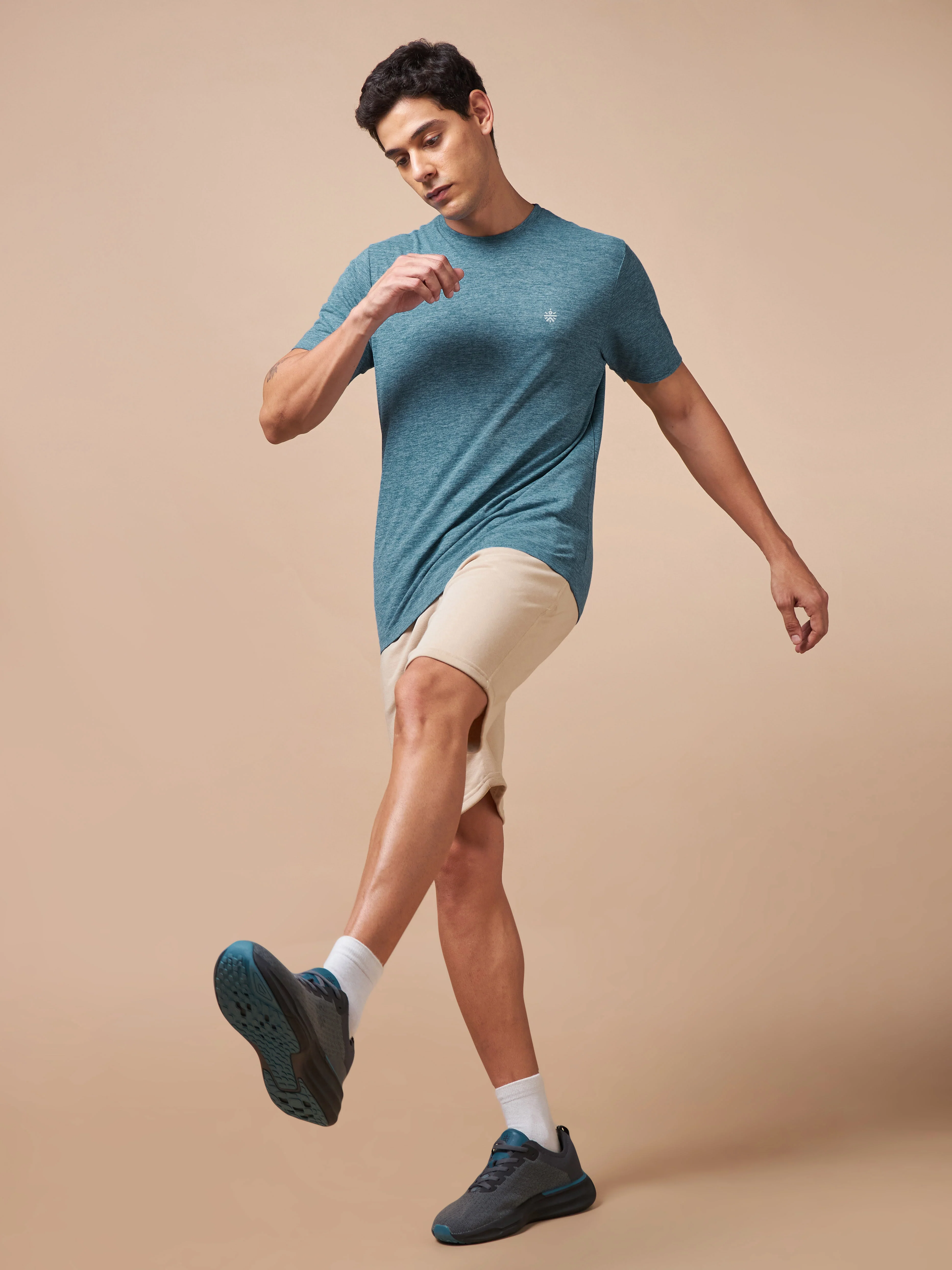 Men's Train All Day Blue Comfortech T-shirt - Image 3