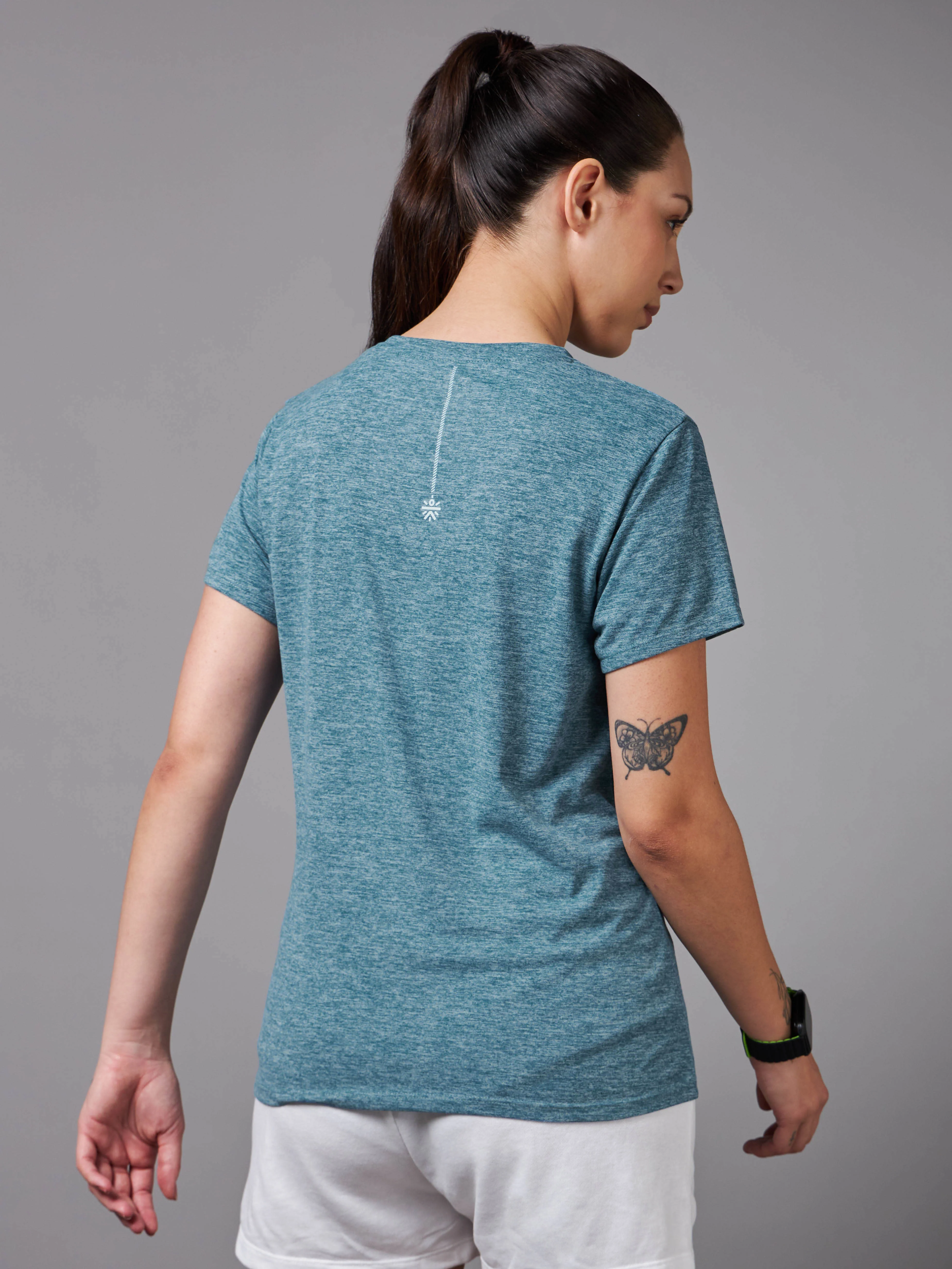 Women's Train All Day Blue Comfortech T-shirt - Image 5