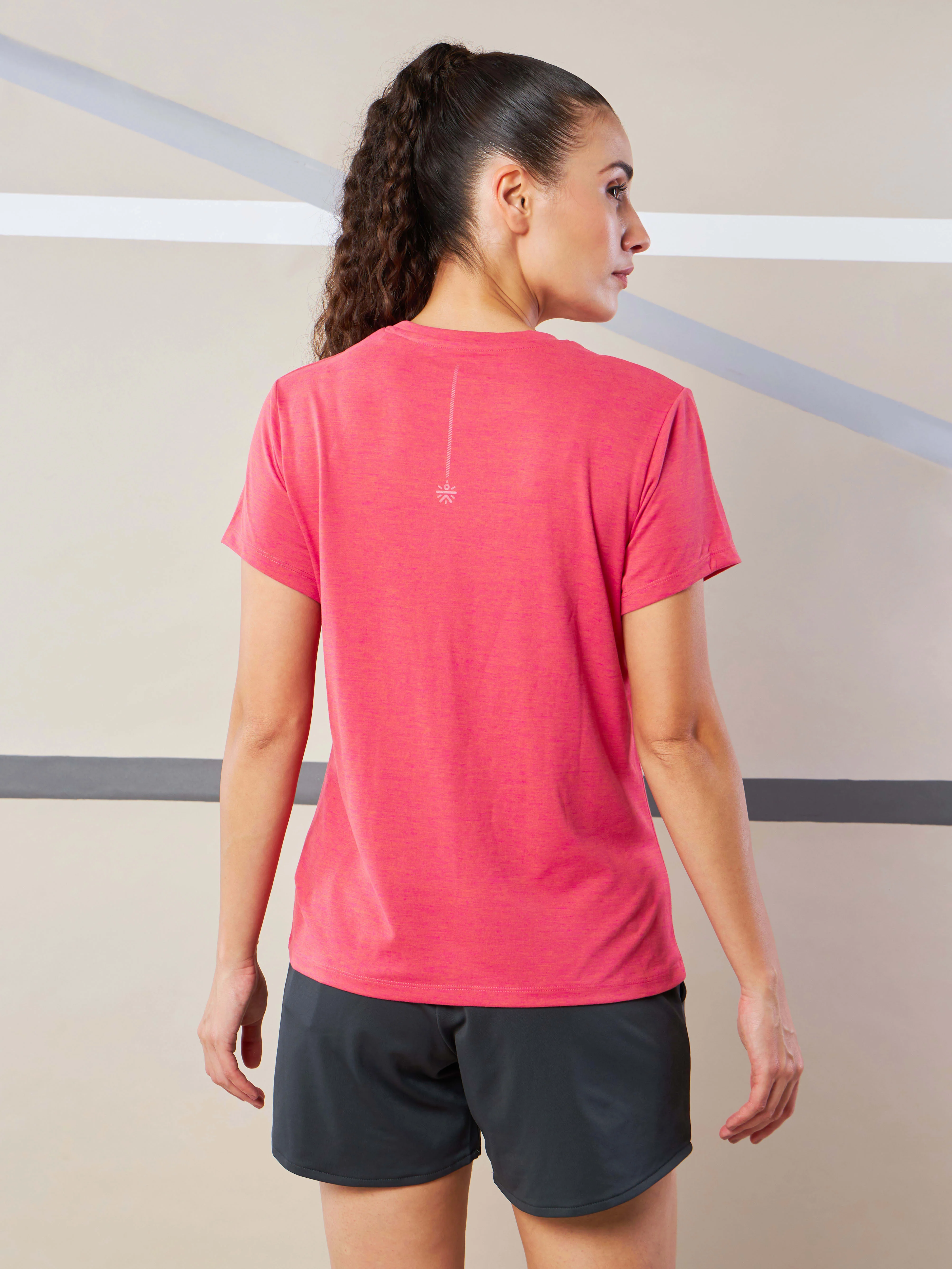 Women's Train All Day Pink Comfortech T-shirt - Image 6
