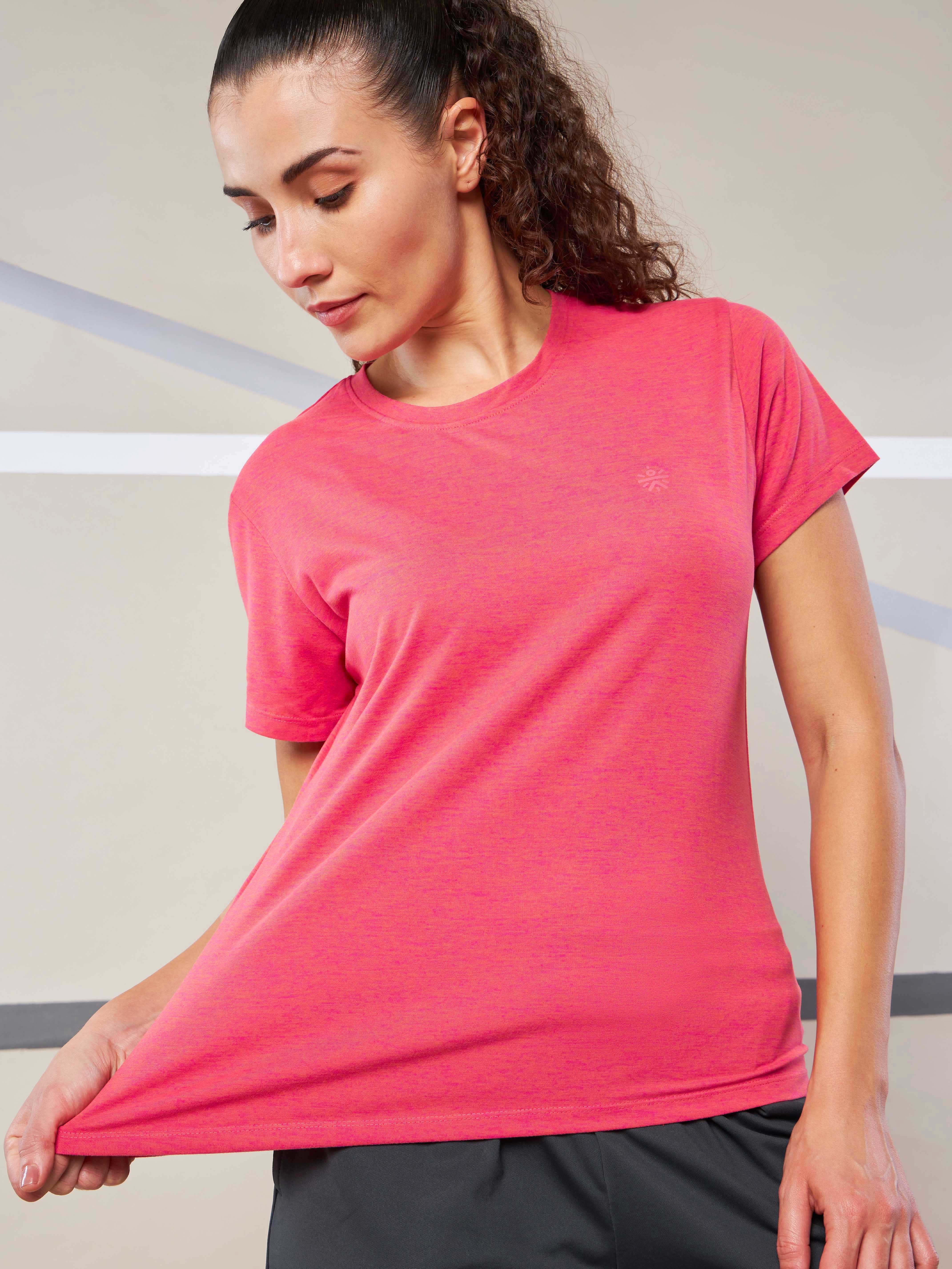 Women's Train All Day Pink Comfortech T-shirt - Image 7
