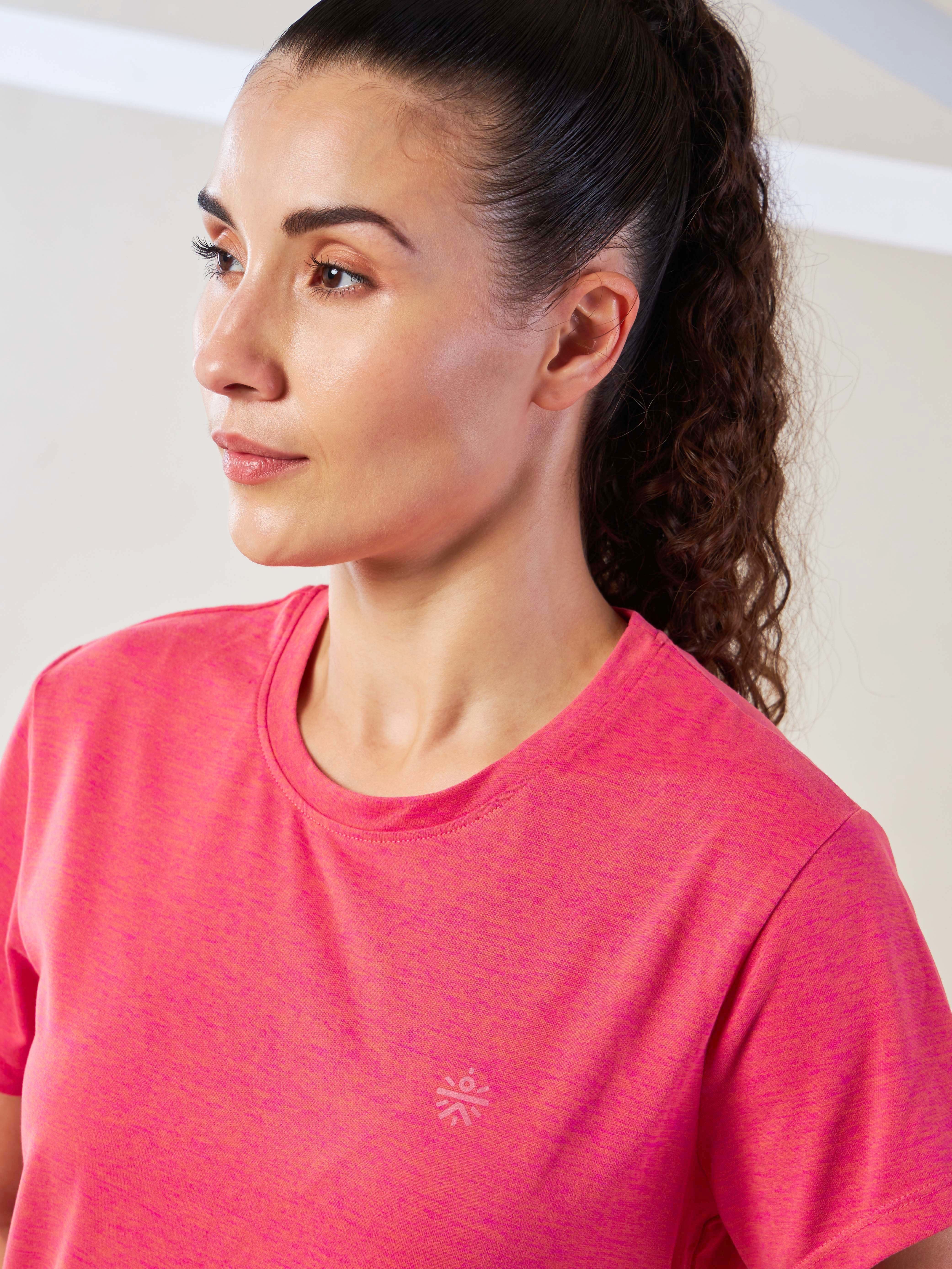 Women's Train All Day Pink Comfortech T-shirt - Image 8