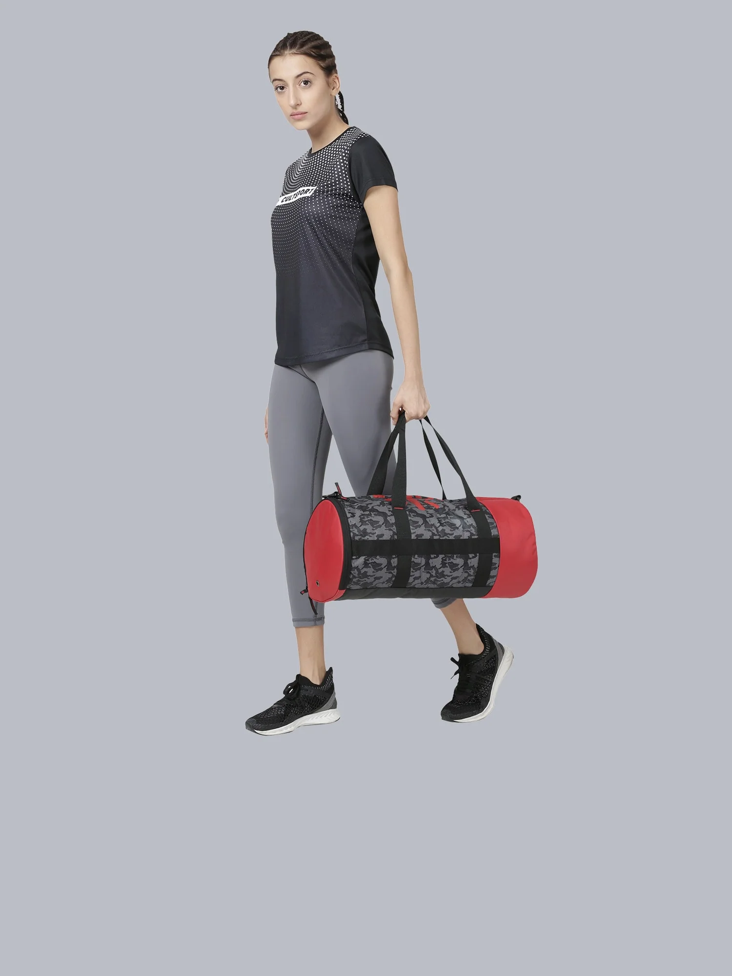 Signature Camouflage Black Duffel - Image 7