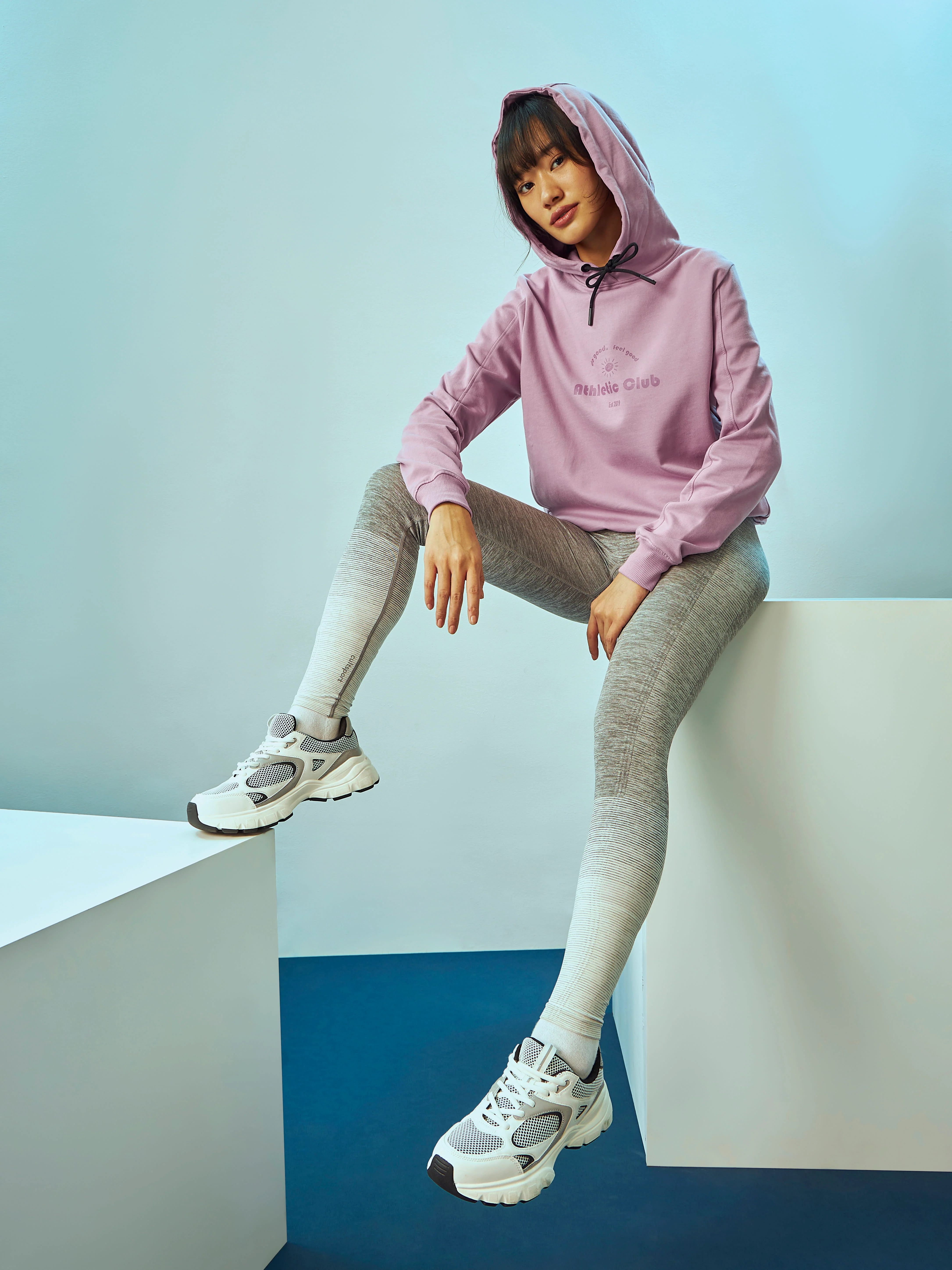 Typographic Print Sweatshirt with Pockets - Image 2