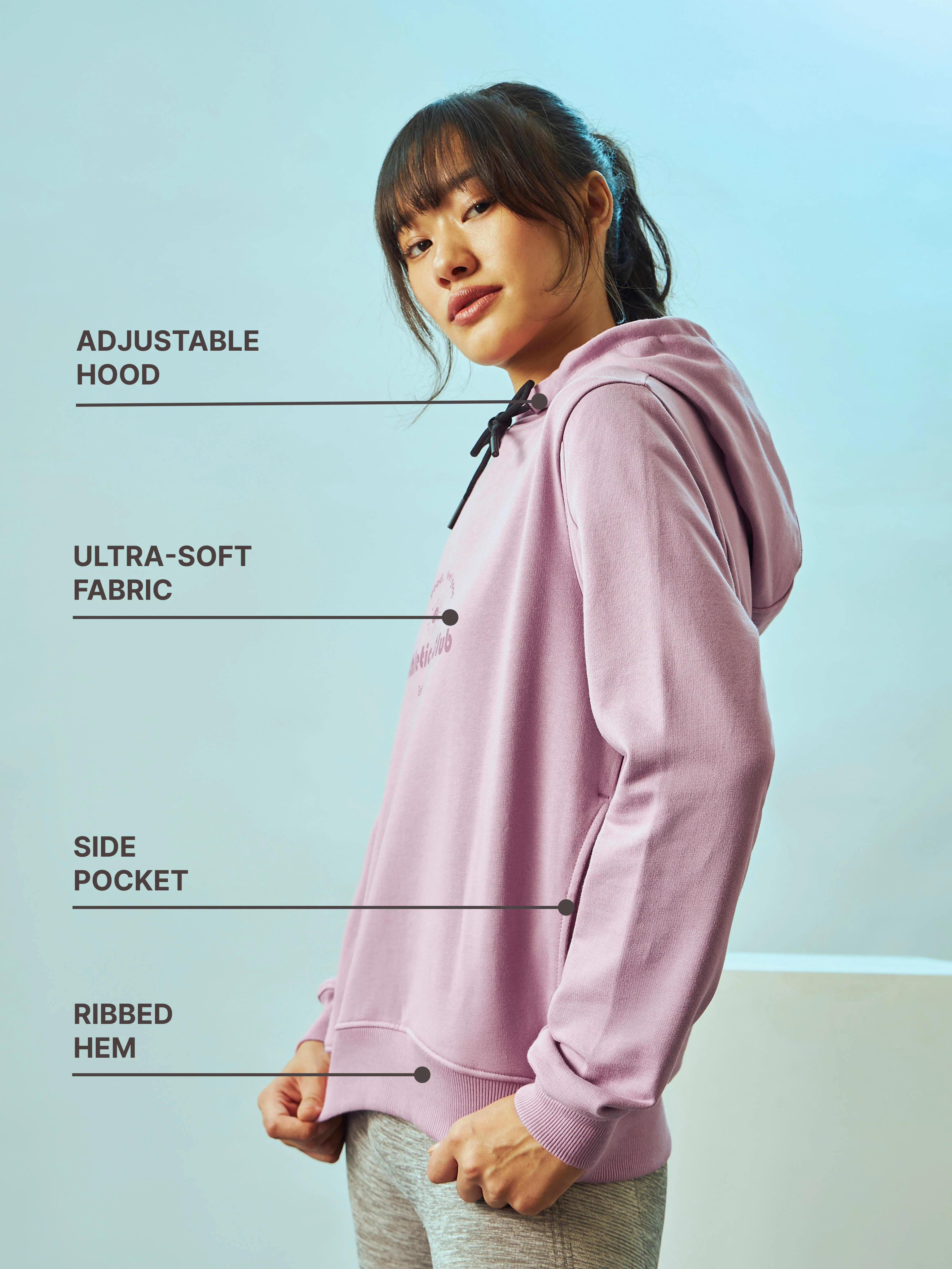 Typographic Print Sweatshirt with Pockets - Image 5