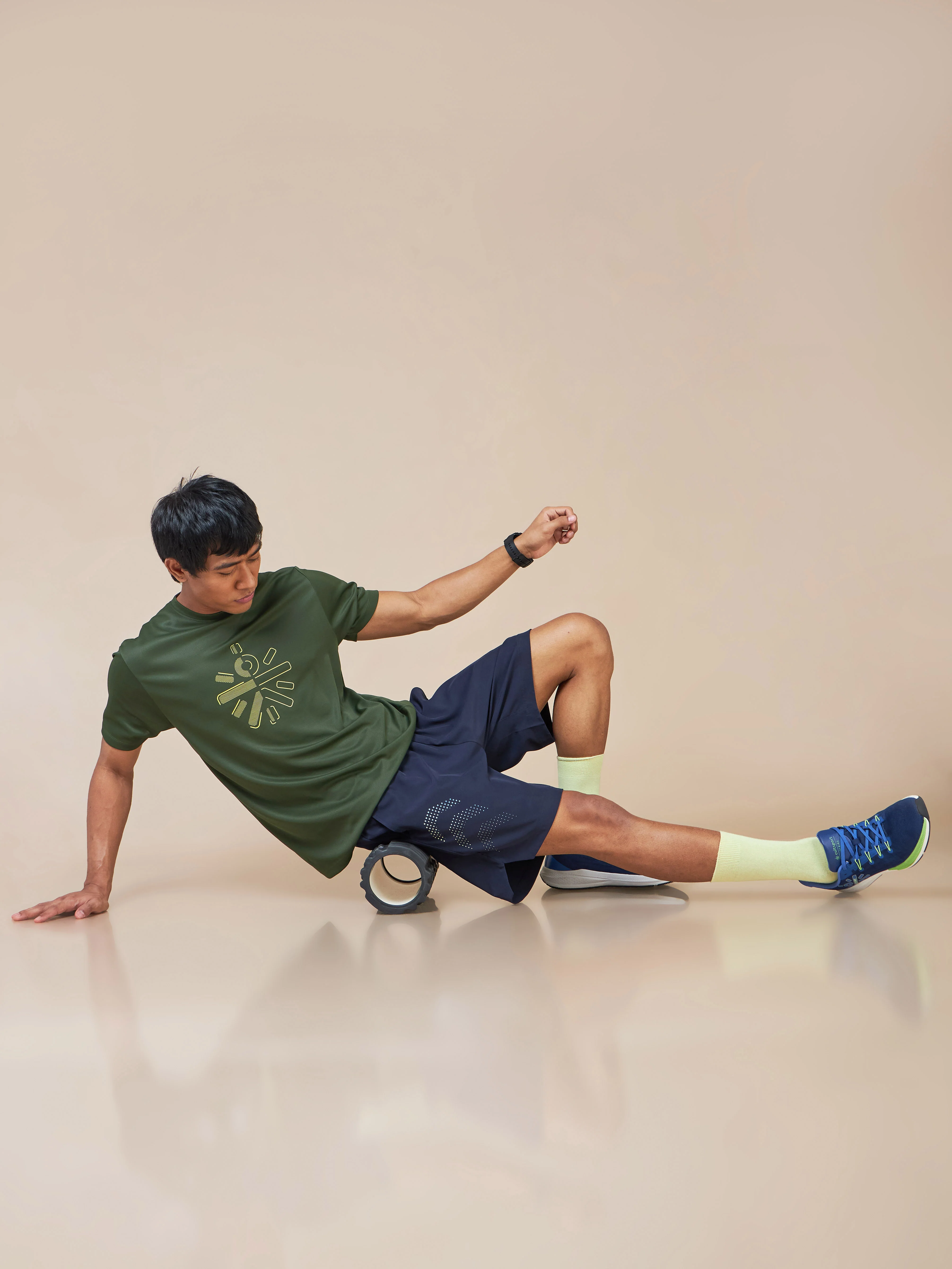 Typographic Print Active T-shirt - Image 2