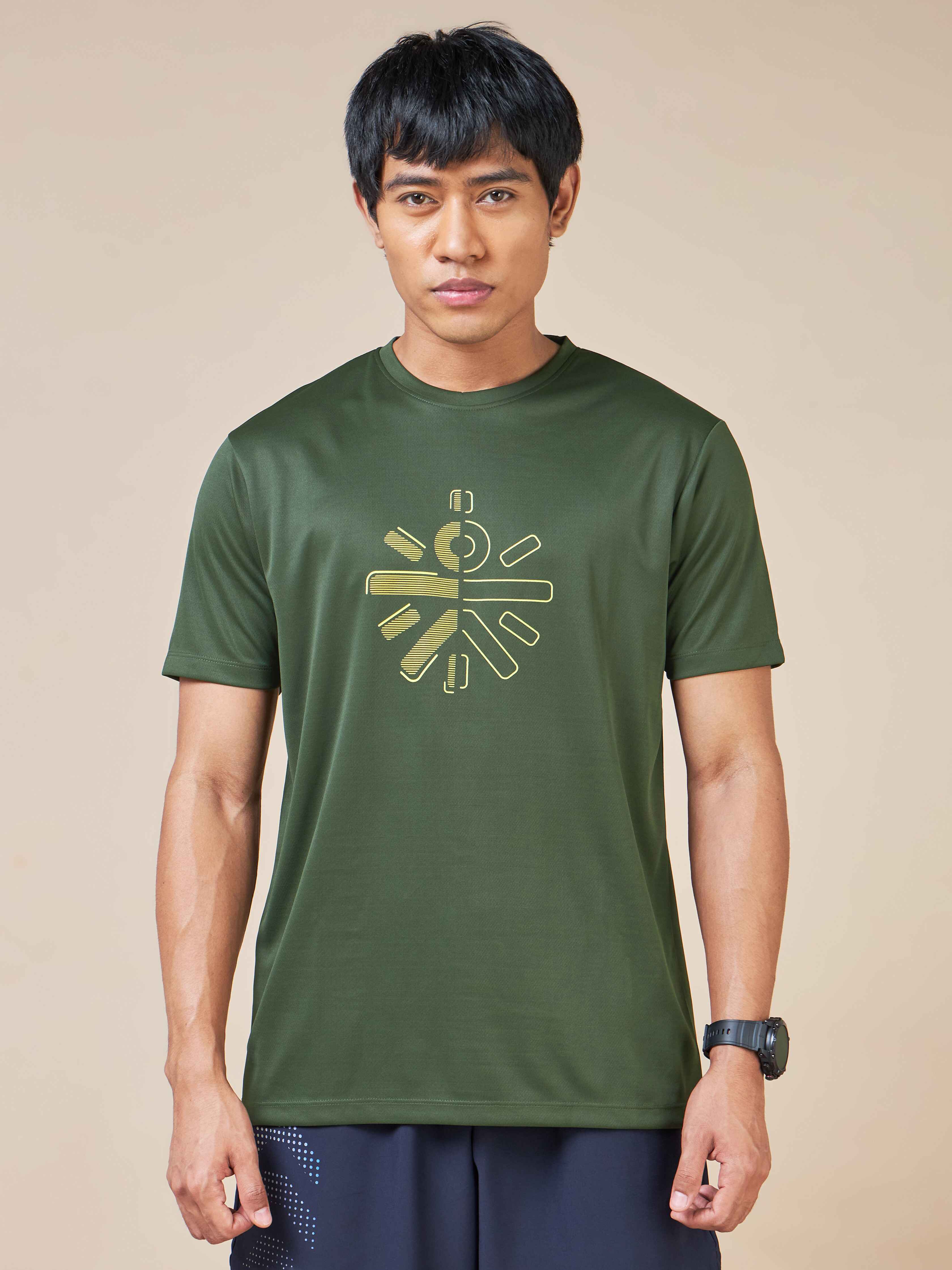 Typographic Print Active T-shirt - Image 4