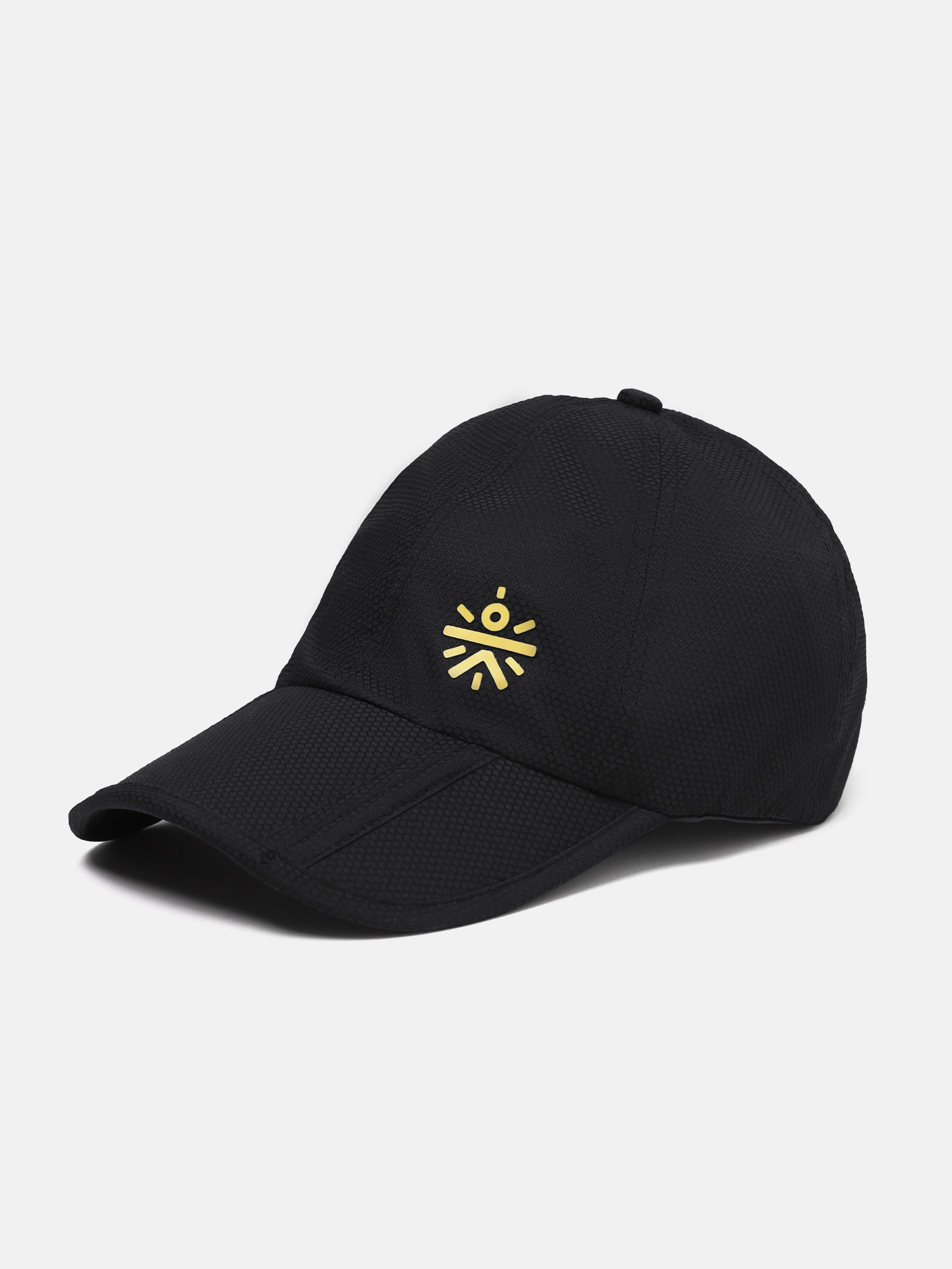 cult Compact Foldable Cap For Men & Women UV Protection Lightweight & Breathable Fabric Adjustable Closure Travel-Friendly Design Outdoor Sports, Adventure & Casual Use Durable & Comfortable Black - Image 3