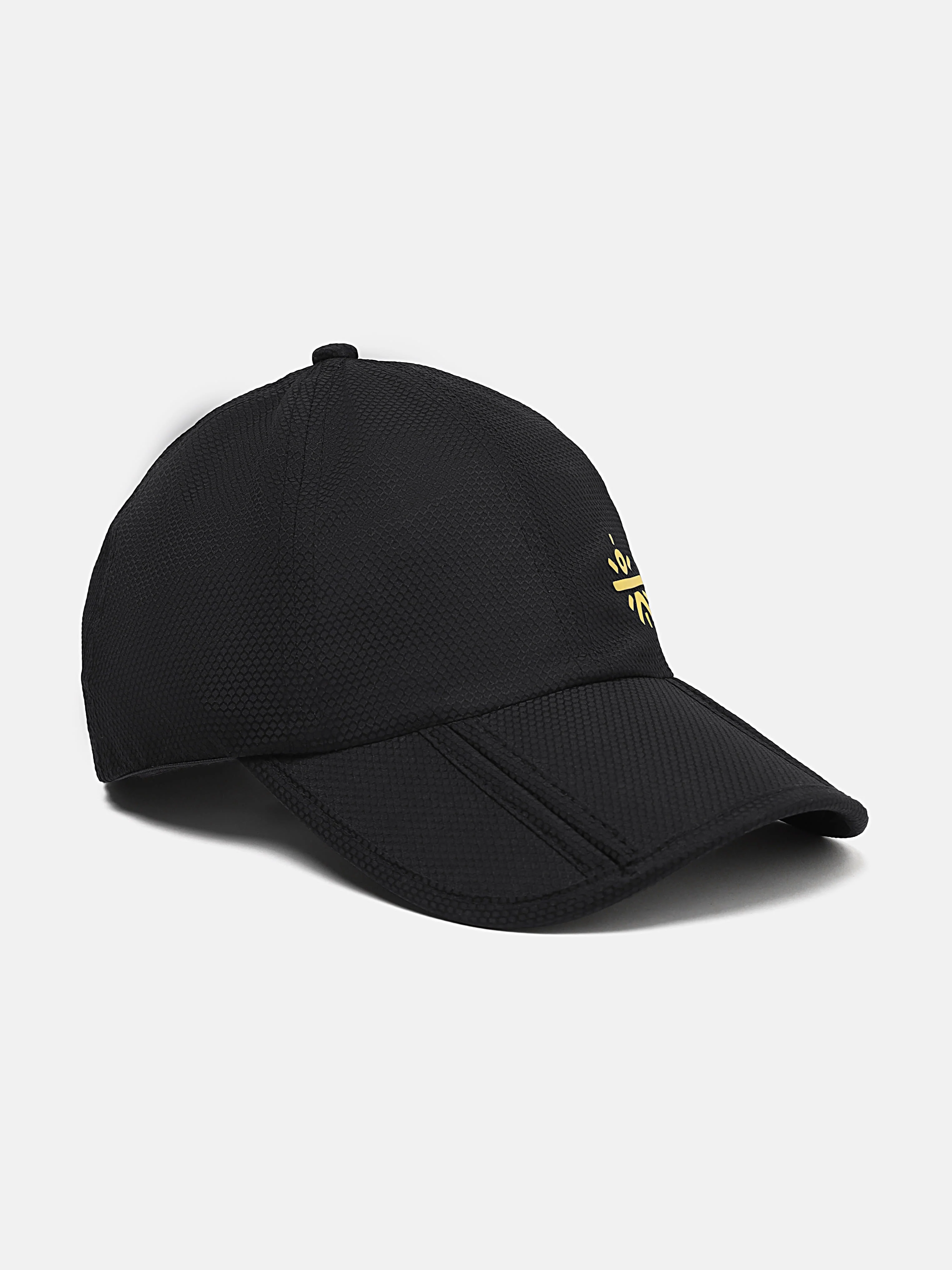 cult Compact Foldable Cap For Men & Women UV Protection Lightweight & Breathable Fabric Adjustable Closure Travel-Friendly Design Outdoor Sports, Adventure & Casual Use Durable & Comfortable Black - Image 4