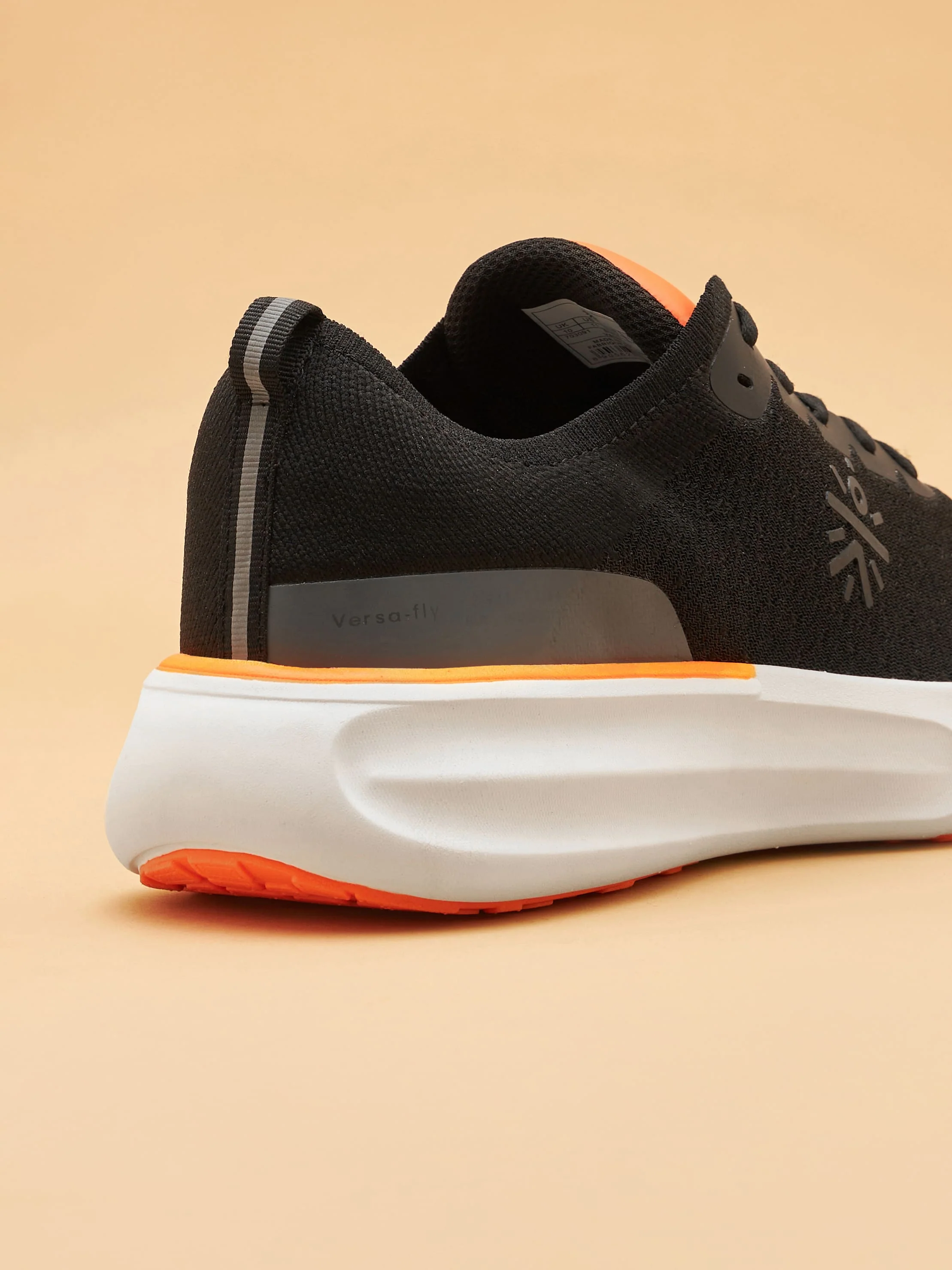 cult Versa Fly Men Running Shoes - Black/Orange - Image 5