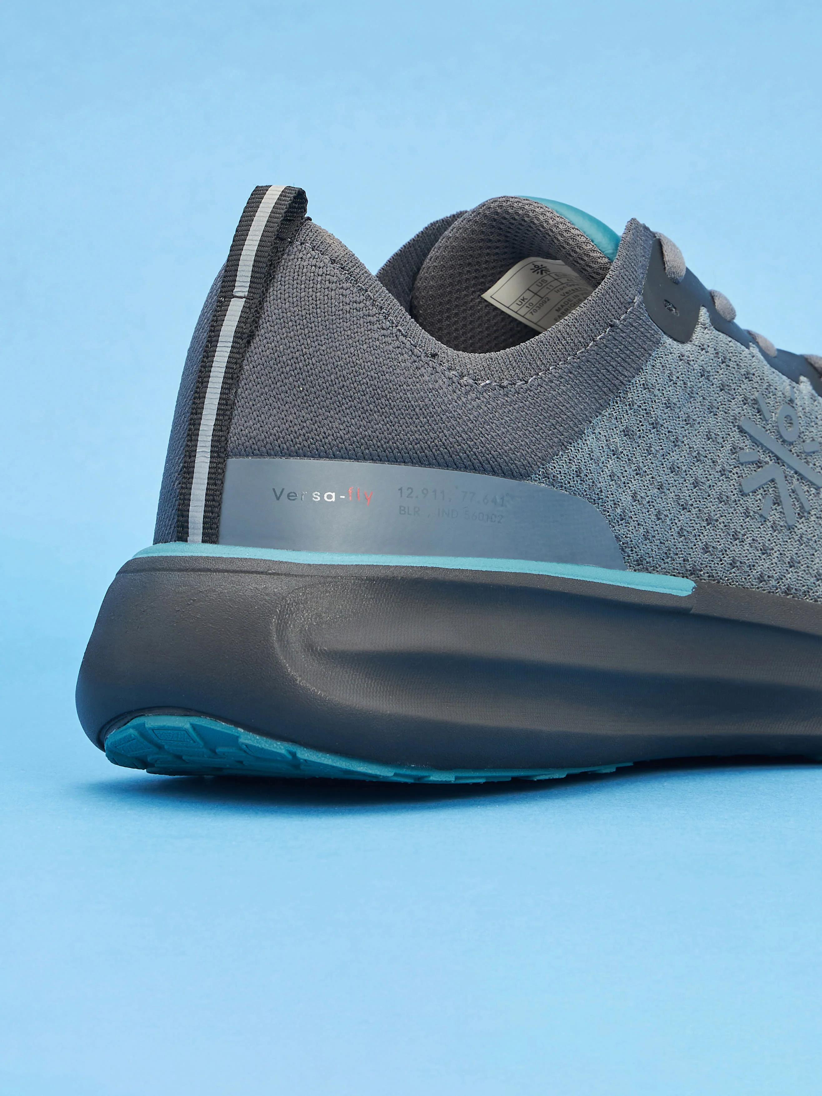 cult Versa Fly Men Running Shoes - Charcoal Grey - Image 5