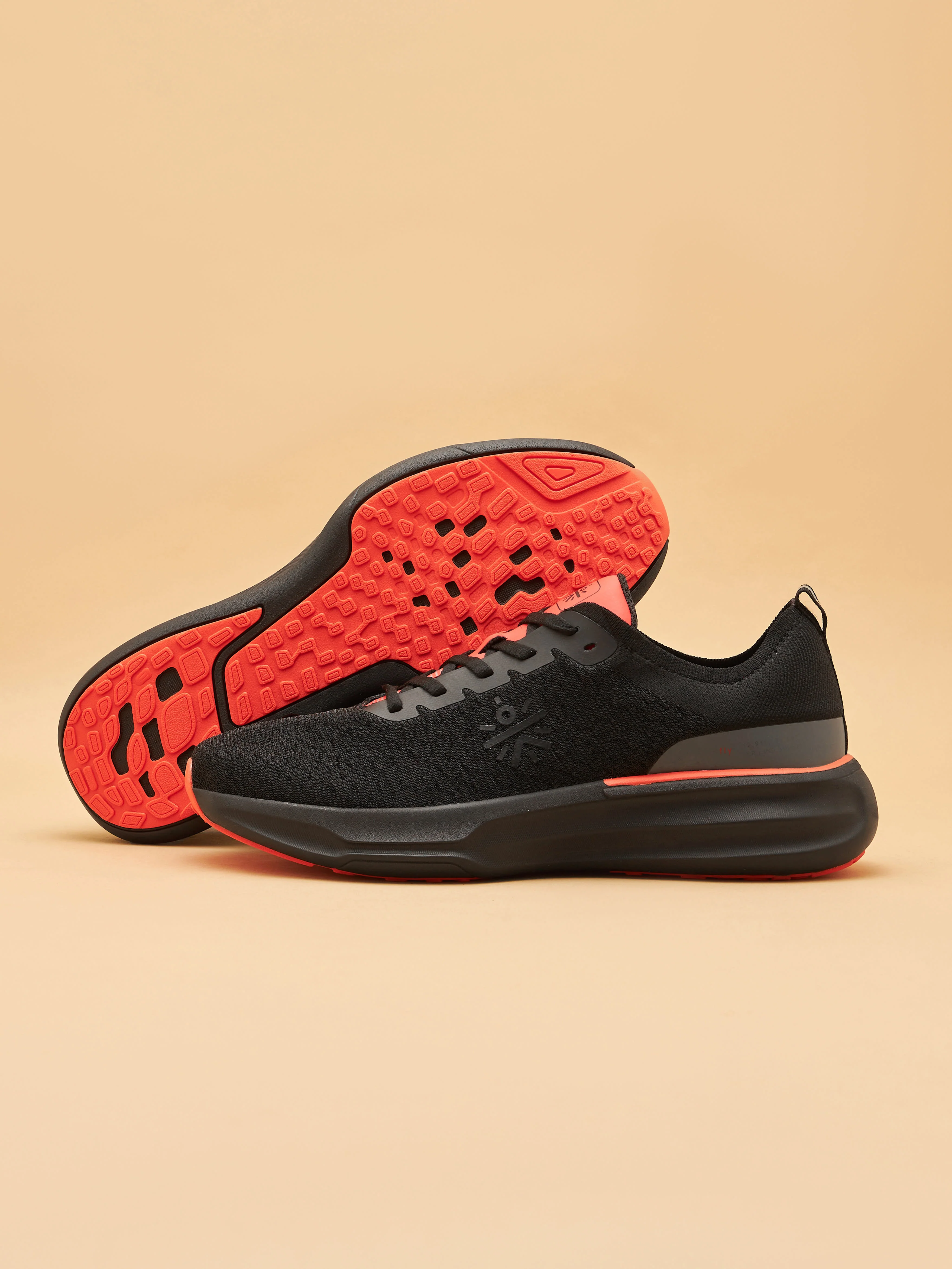 cult Versa Fly Men Running Shoes - Black/Red - Image 8